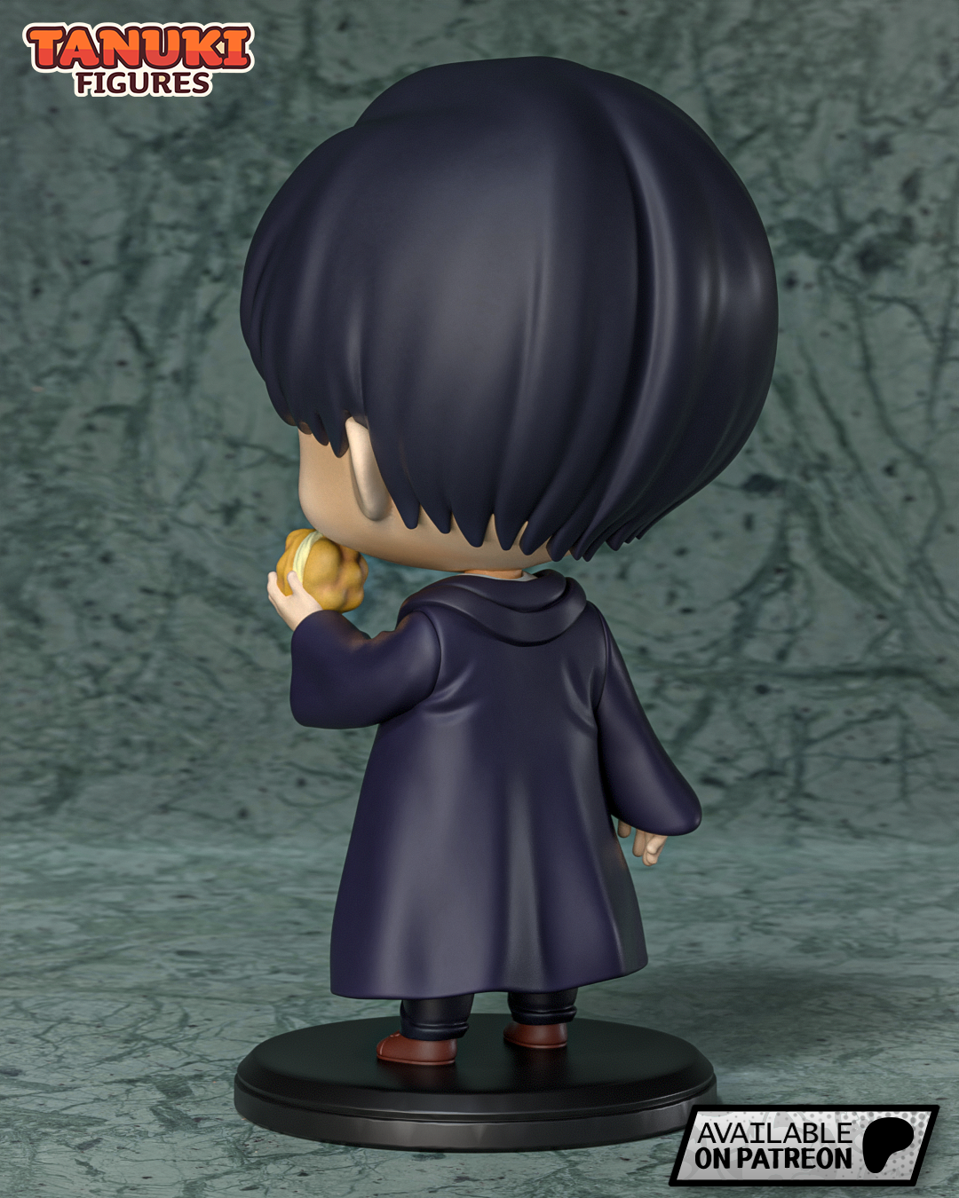 Chibi Mashle Burnedead | 4.5-Inch Resin Model Kit | Mashle Magic and Muscles