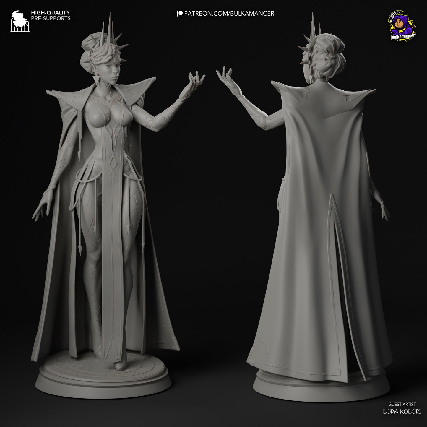 Mel Madarda | 10.5-Inch Resin Model Kit |Arcane Piltover Gilded Power Broker