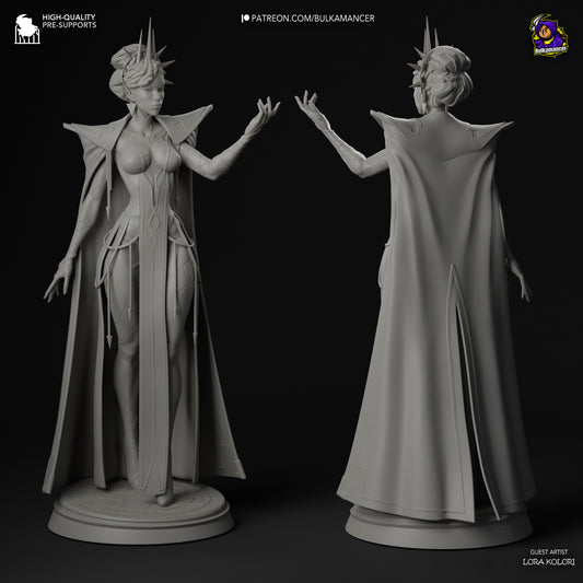 Mel Madarda | 10.5-Inch Resin Model Kit |Arcane Piltover Gilded Power Broker