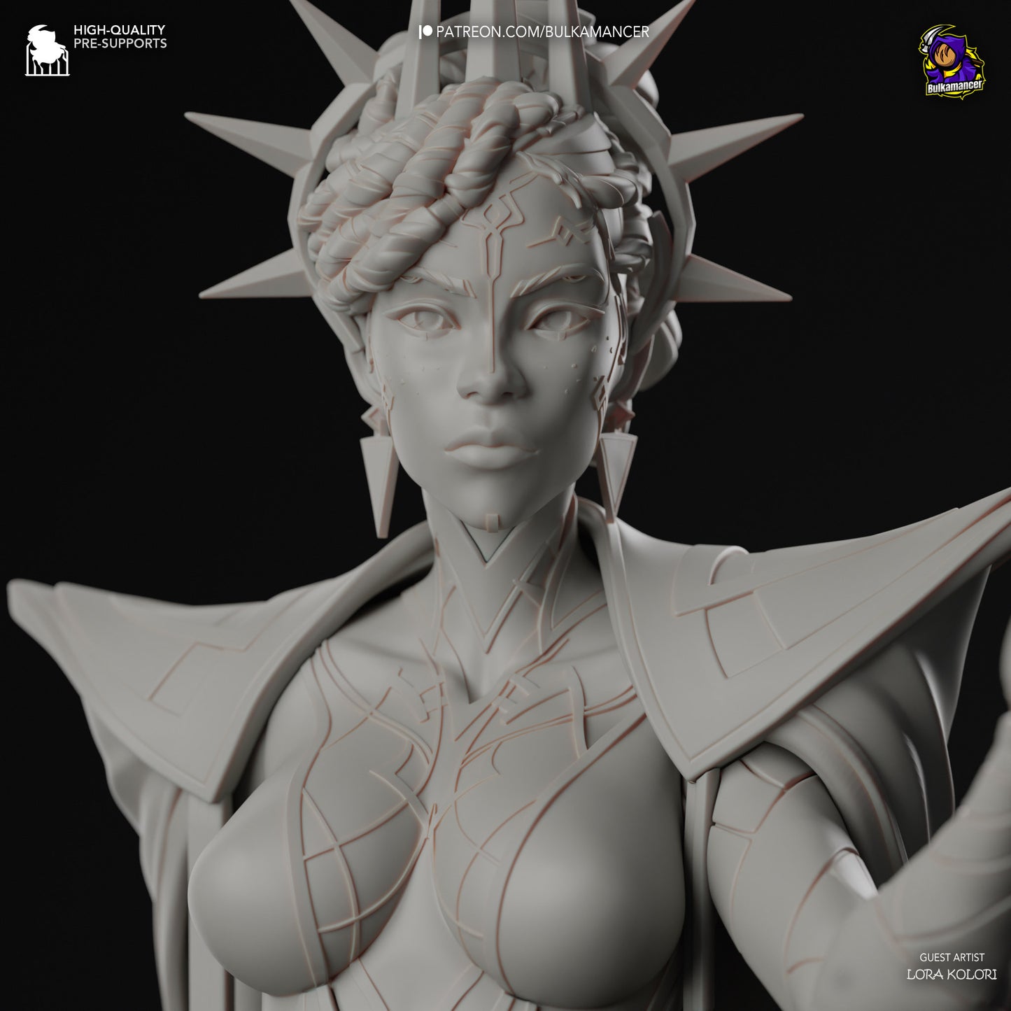 Mel Madarda | 10.5-Inch Resin Model Kit |Arcane Piltover Gilded Power Broker