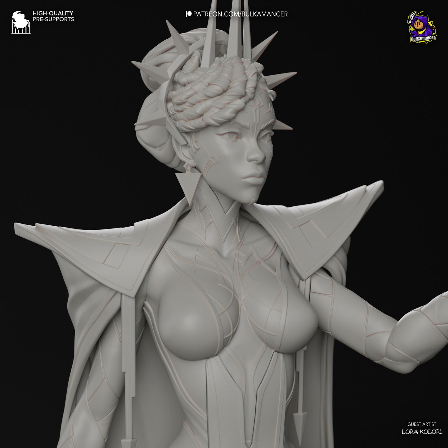Mel Madarda | 10.5-Inch Resin Model Kit |Arcane Piltover Gilded Power Broker