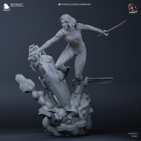 Mio | 10-Inch Resin Model Kit | DIY Split Fiction Mysterious Heroine