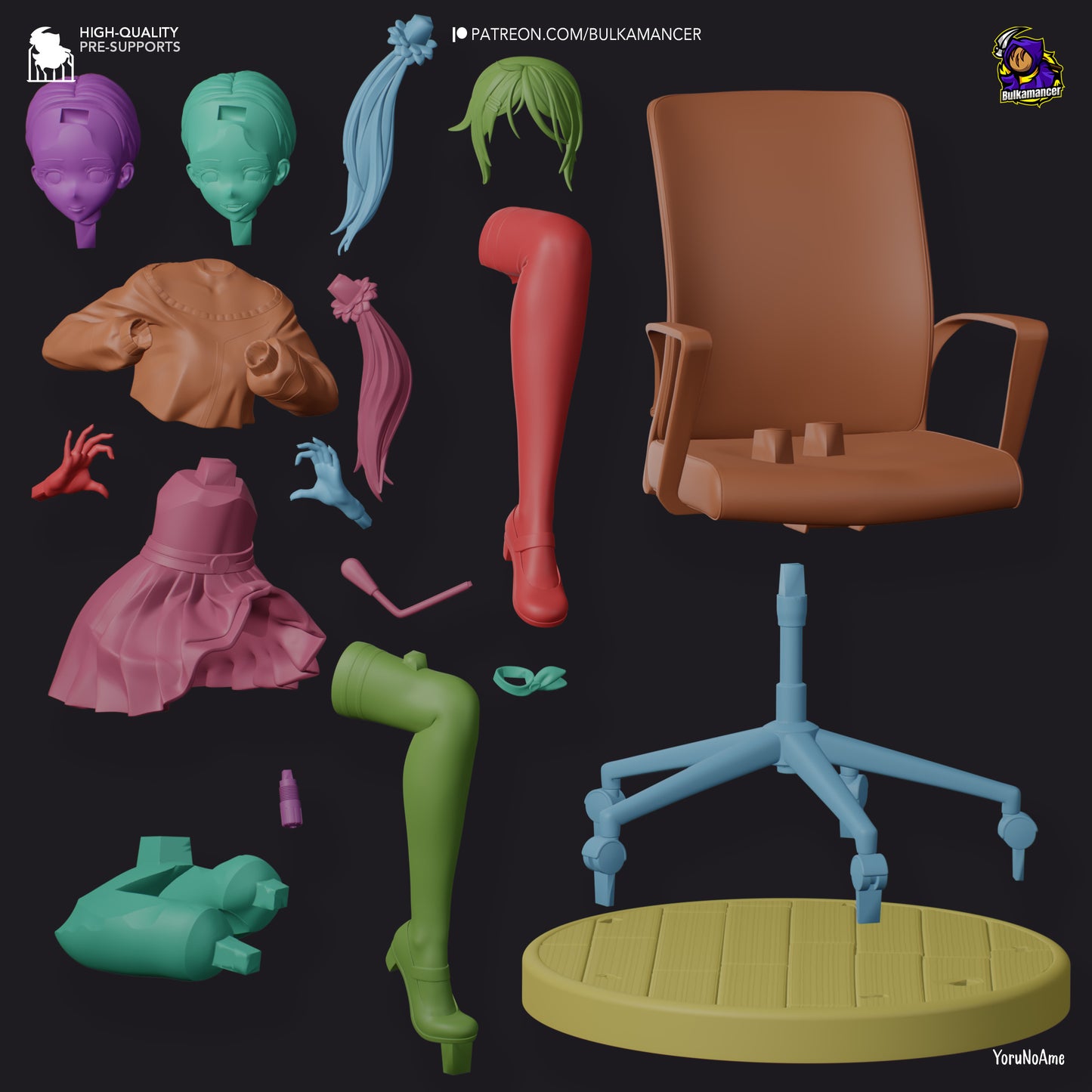 Mita | 7-Inch Resin Model Kit | MiSide horror roomate
