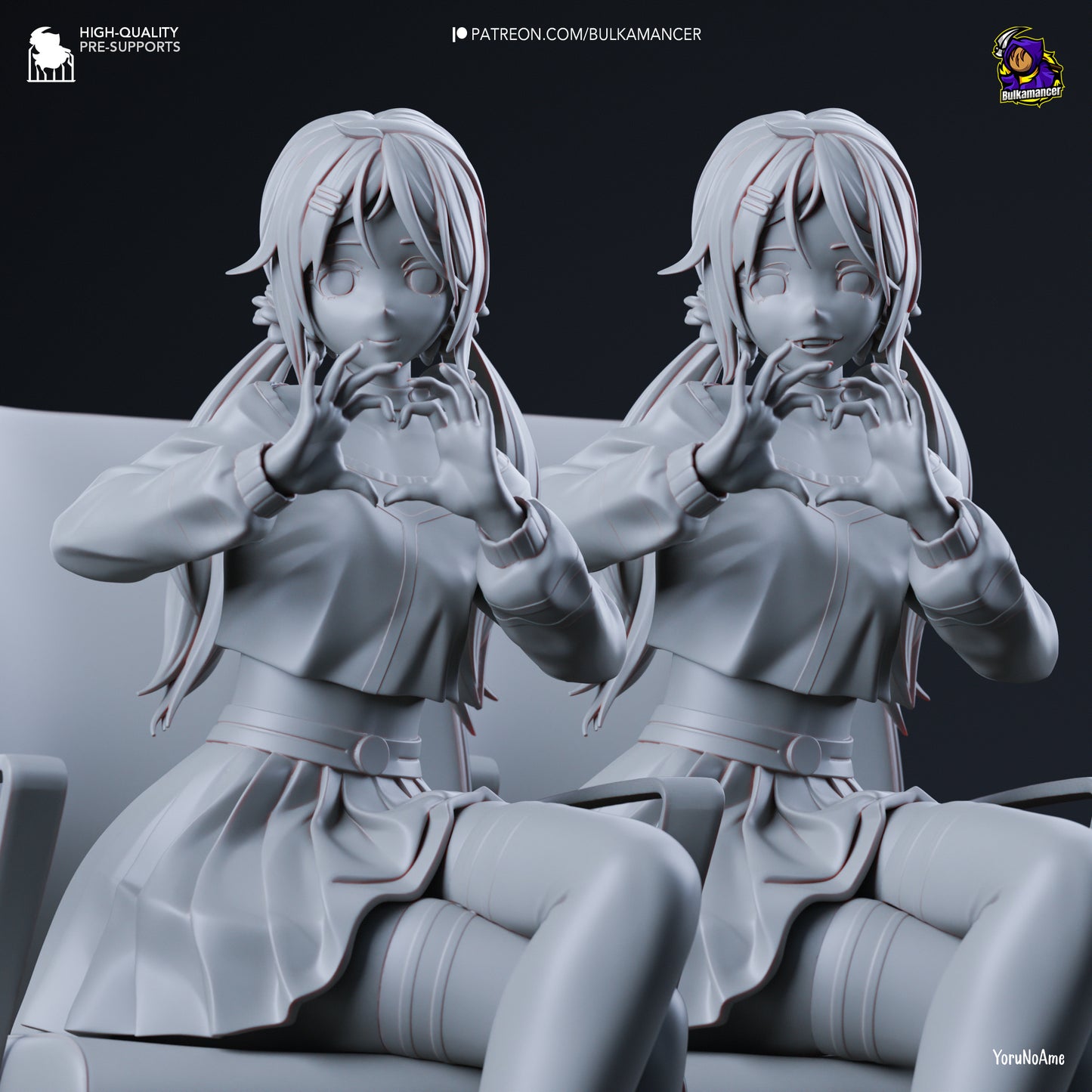 Mita | 7-Inch Resin Model Kit | MiSide horror roomate