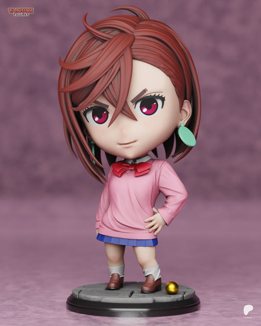 Chibi Momo Ayase | 4-Inch Resin Model Kit | Dandadan Psychic Teen