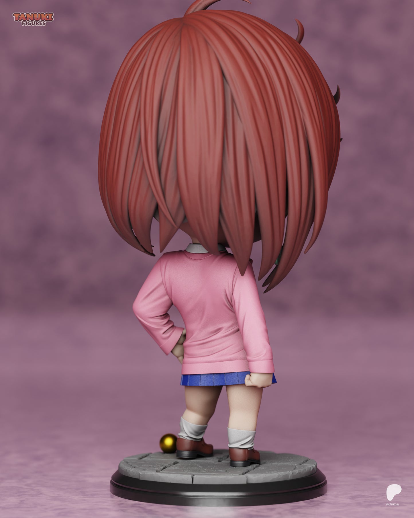 Chibi Momo Ayase | 4-Inch Resin Model Kit | Dandadan Psychic Teen