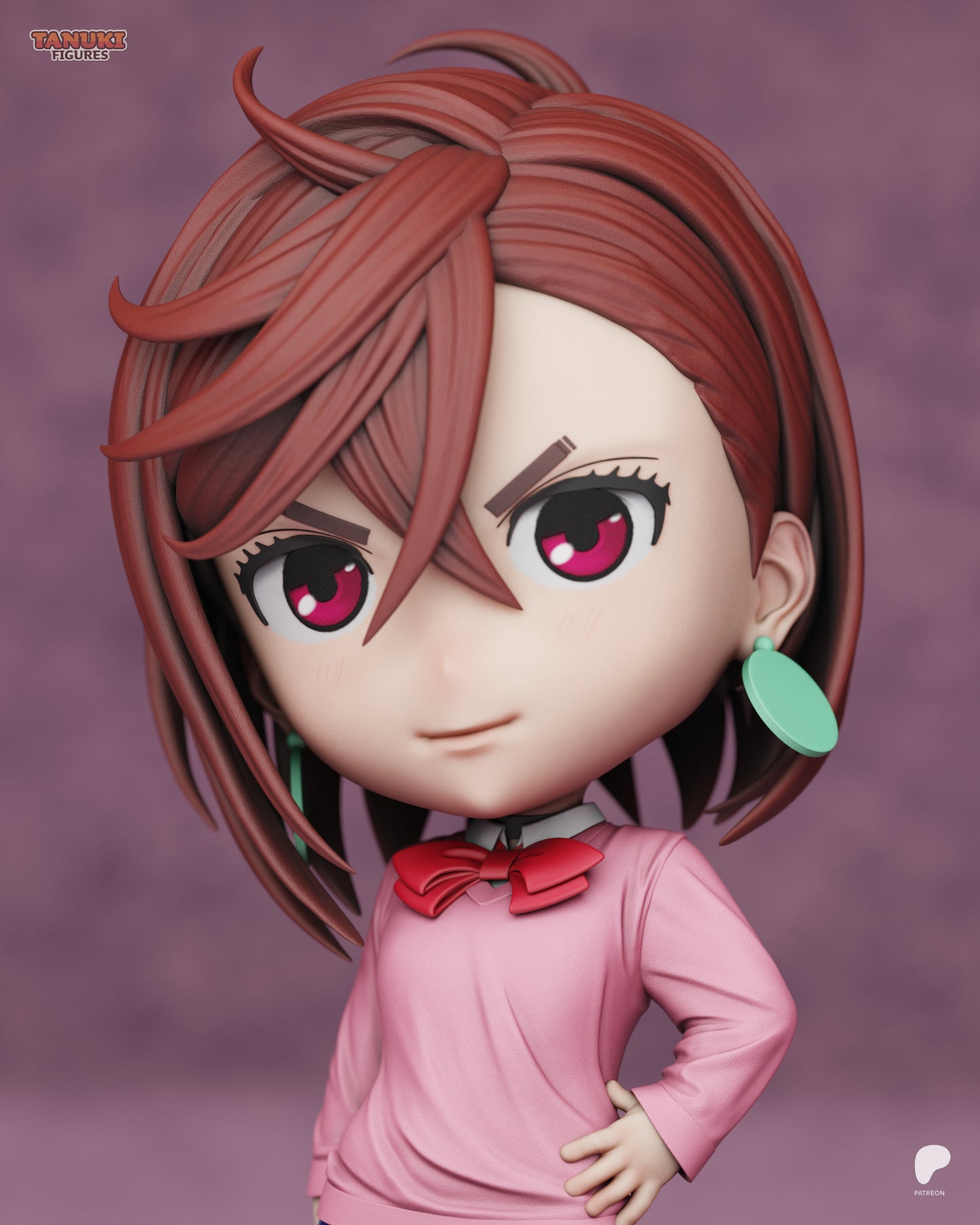 Chibi Momo Ayase | 4-Inch Resin Model Kit | Dandadan Psychic Teen