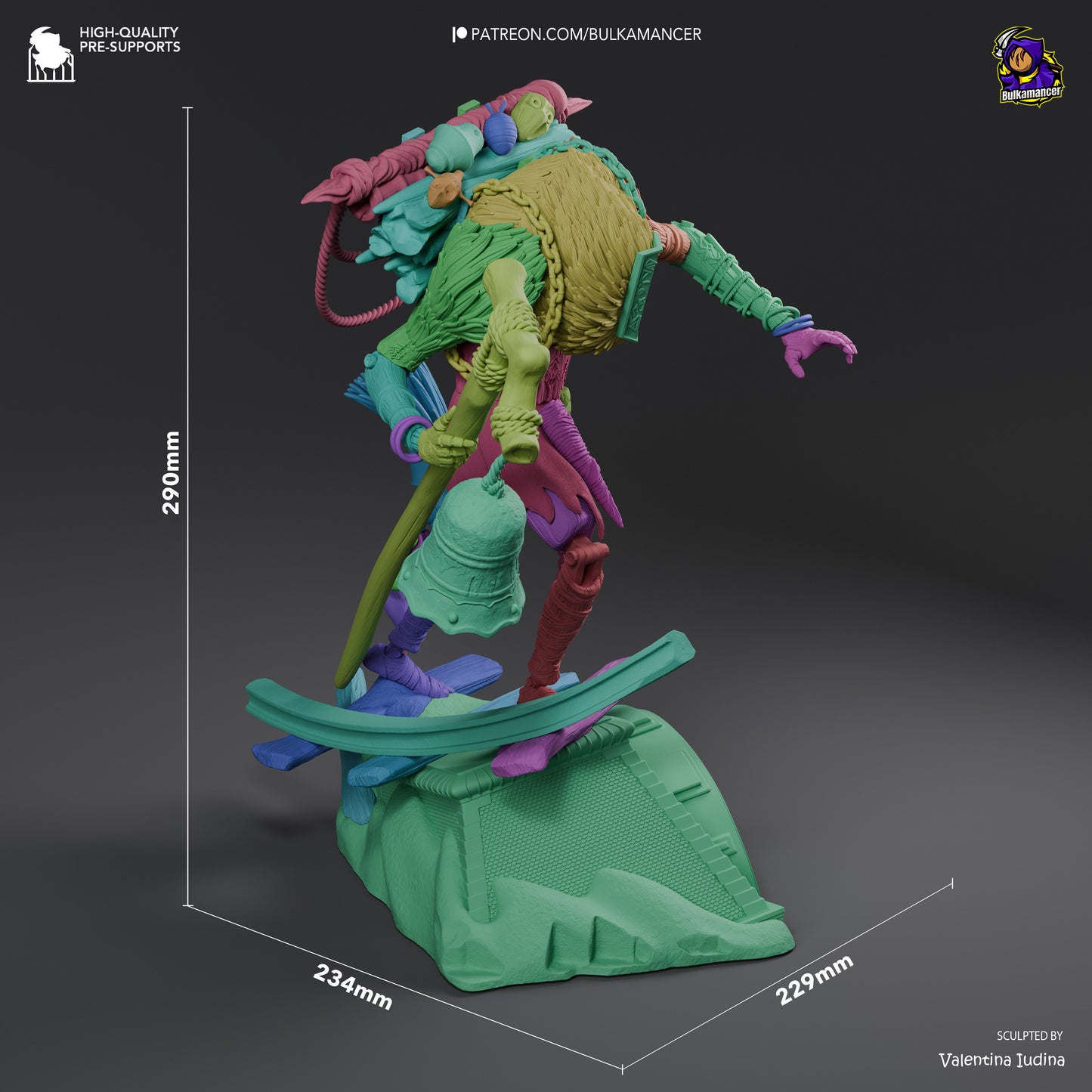 Monoco | 11-Inch Resin Model Kit | Clair Obscur: Expedition 33 Gestral