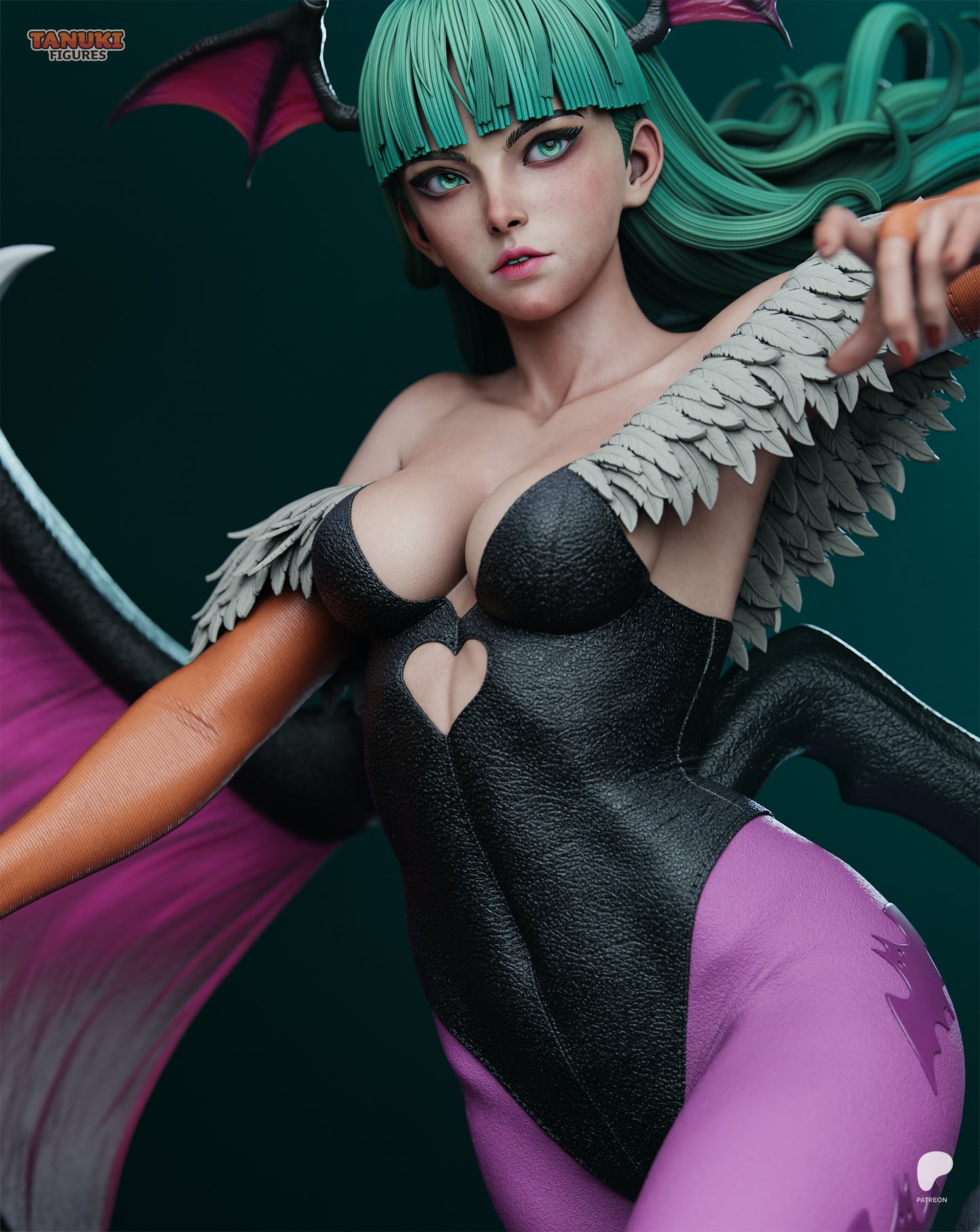 Morrigan | Resin Model or Bust Kit | Darkstalkers Winged Enchantress