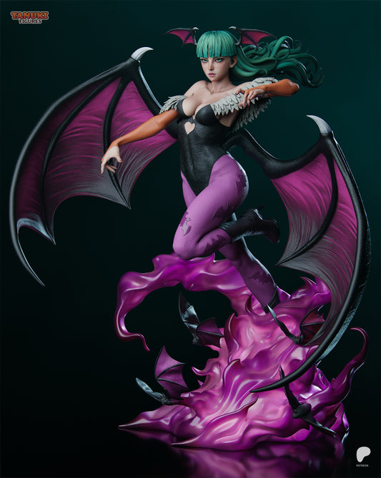 Morrigan | Resin Model or Bust Kit | Darkstalkers Winged Enchantress