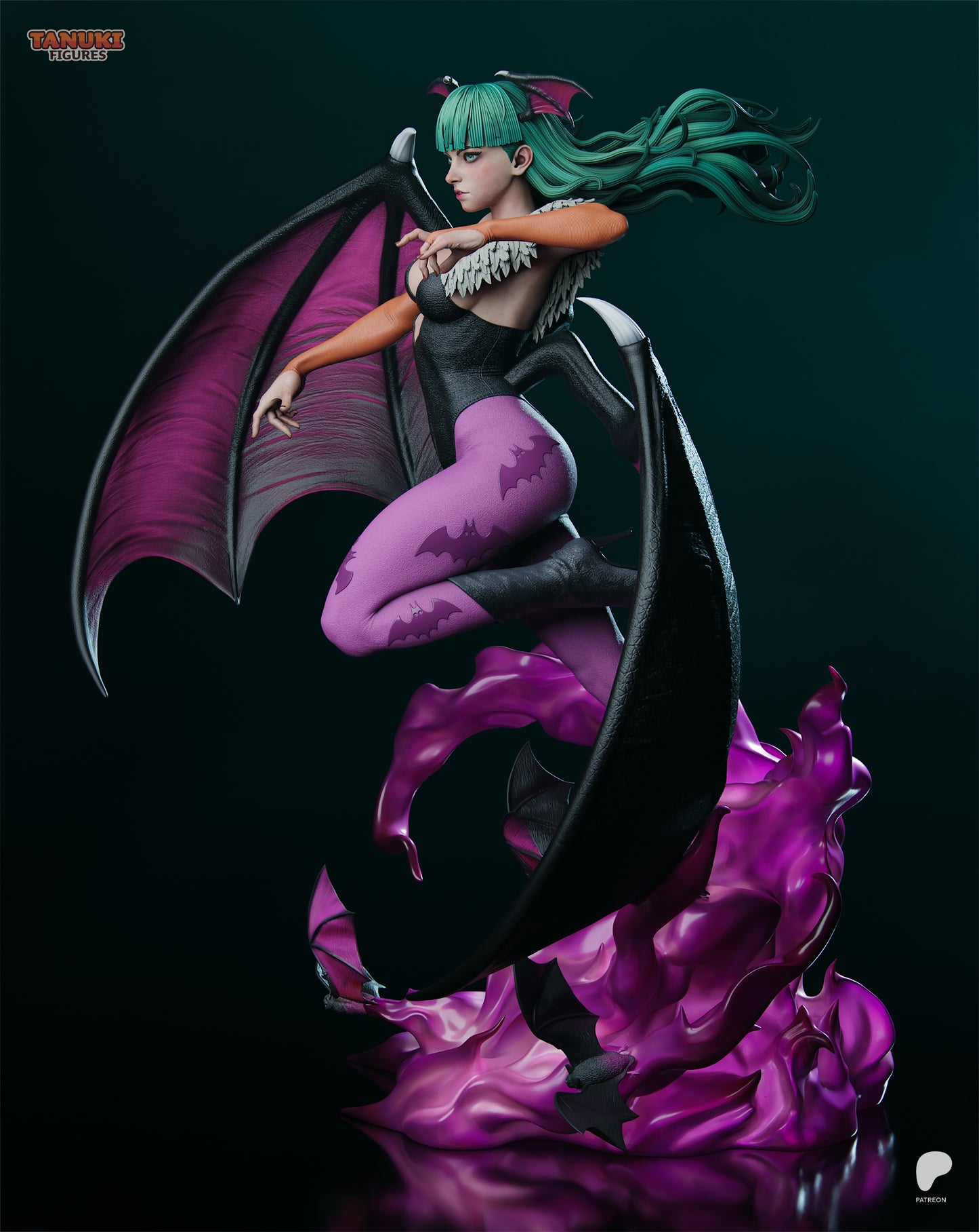 Morrigan | Resin Model or Bust Kit | Darkstalkers Winged Enchantress