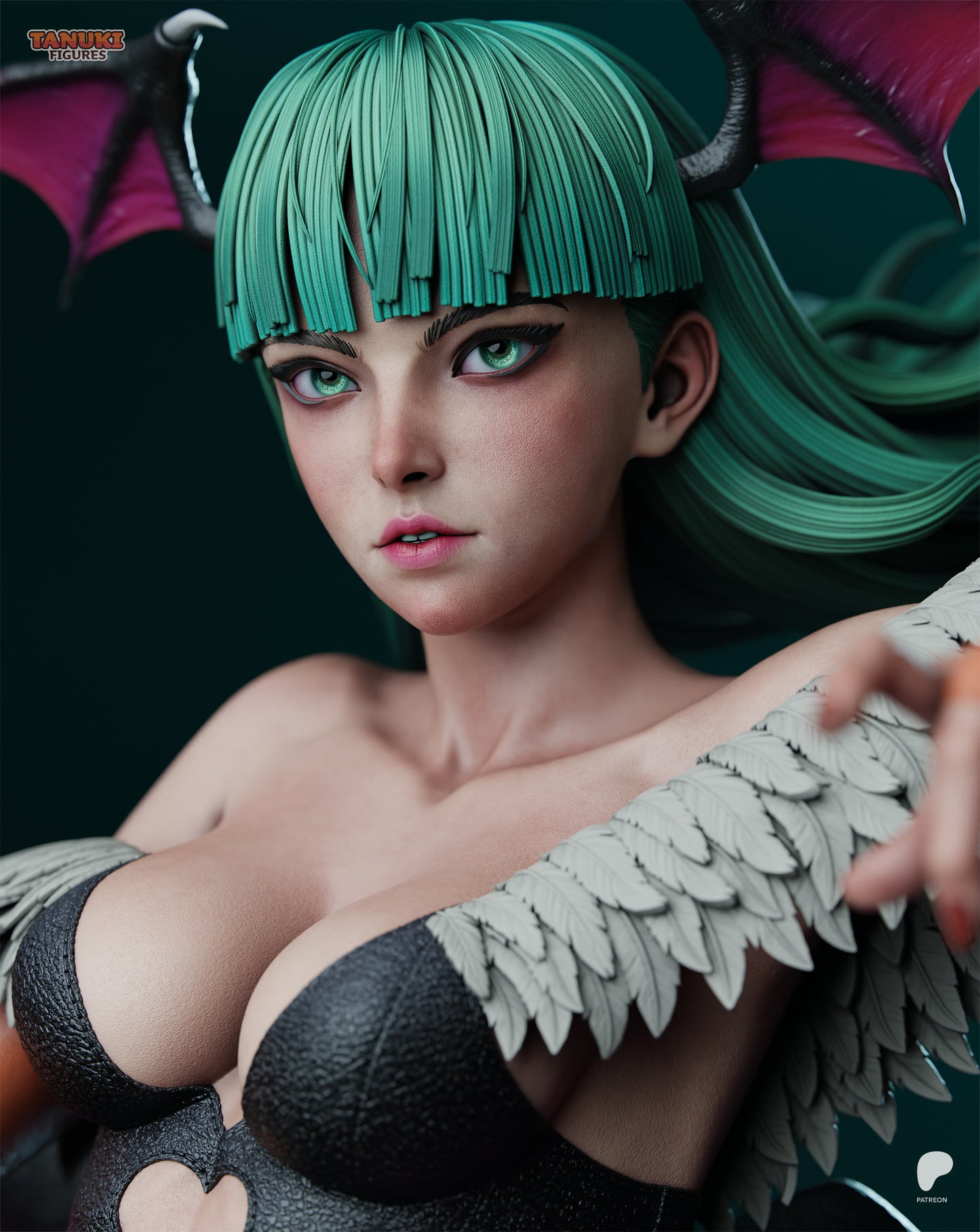 Morrigan | Resin Model or Bust Kit | Darkstalkers Winged Enchantress