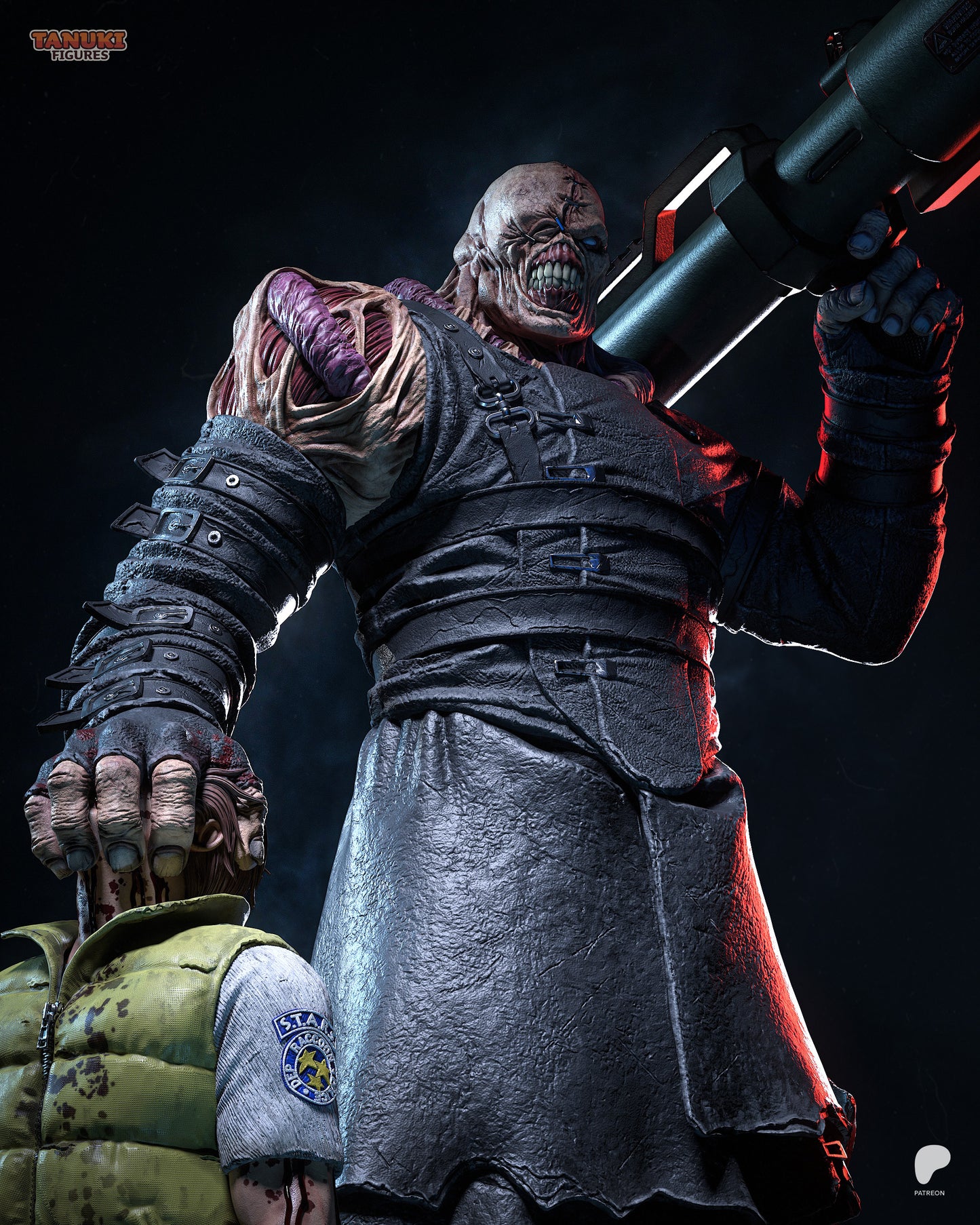 Nemesis | Resin Model or Bust Kit | Resident Evil Umbrella Boss