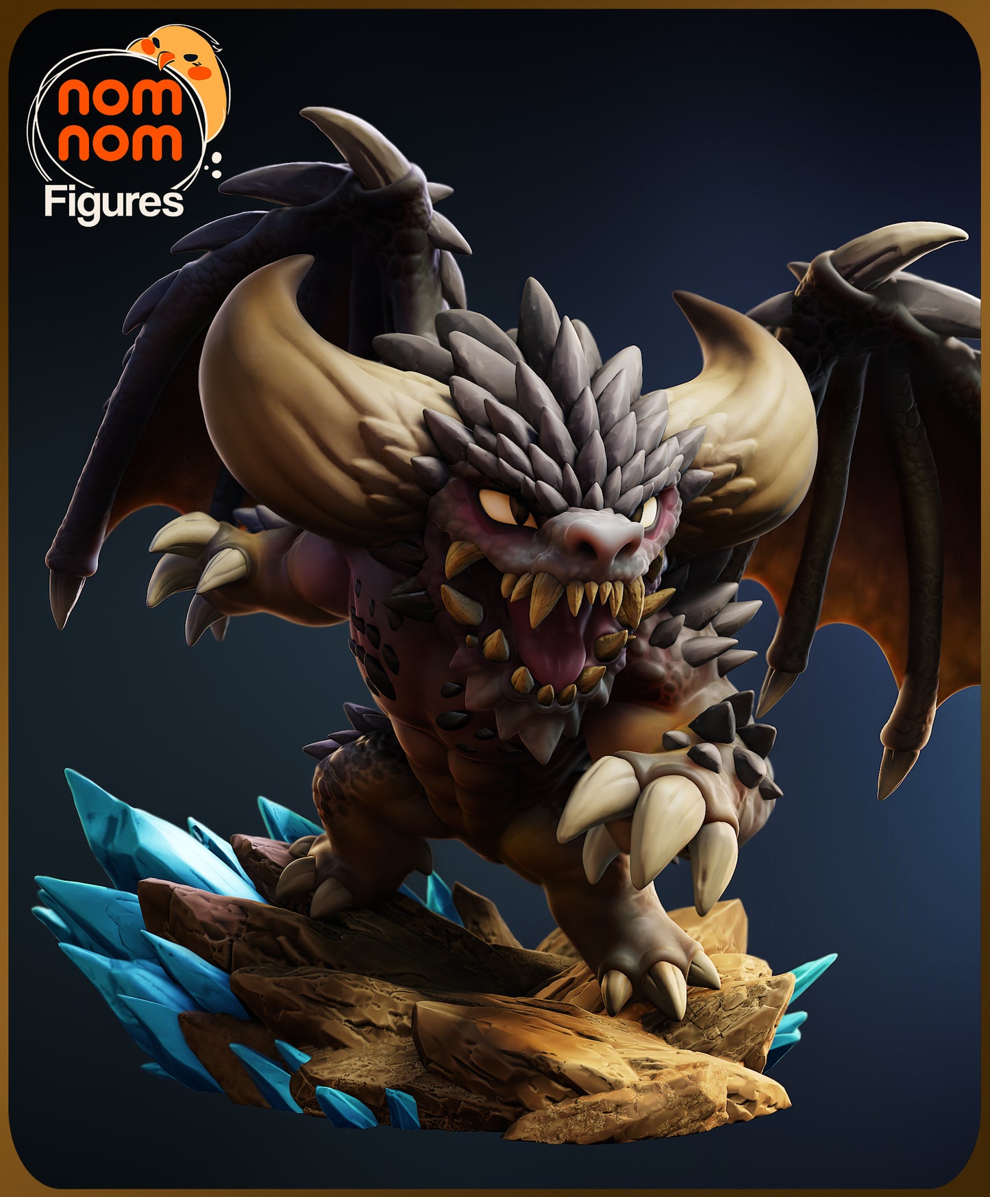 Chibi Nergigante | 3-Inch Resin Model Kit | Monster Hunter Elder Dragon Slayer