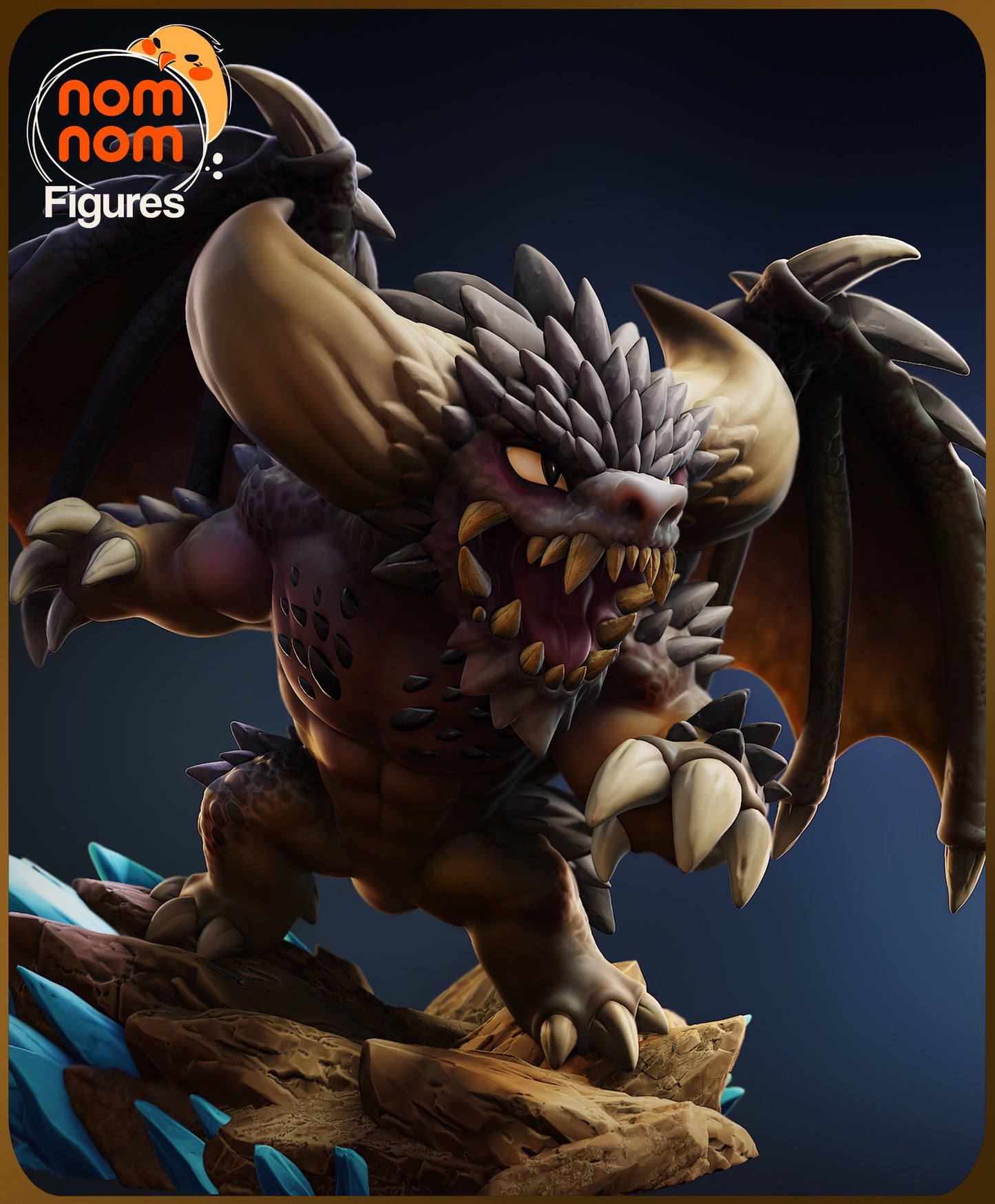 Chibi Nergigante | 3-Inch Resin Model Kit | Monster Hunter Elder Dragon Slayer