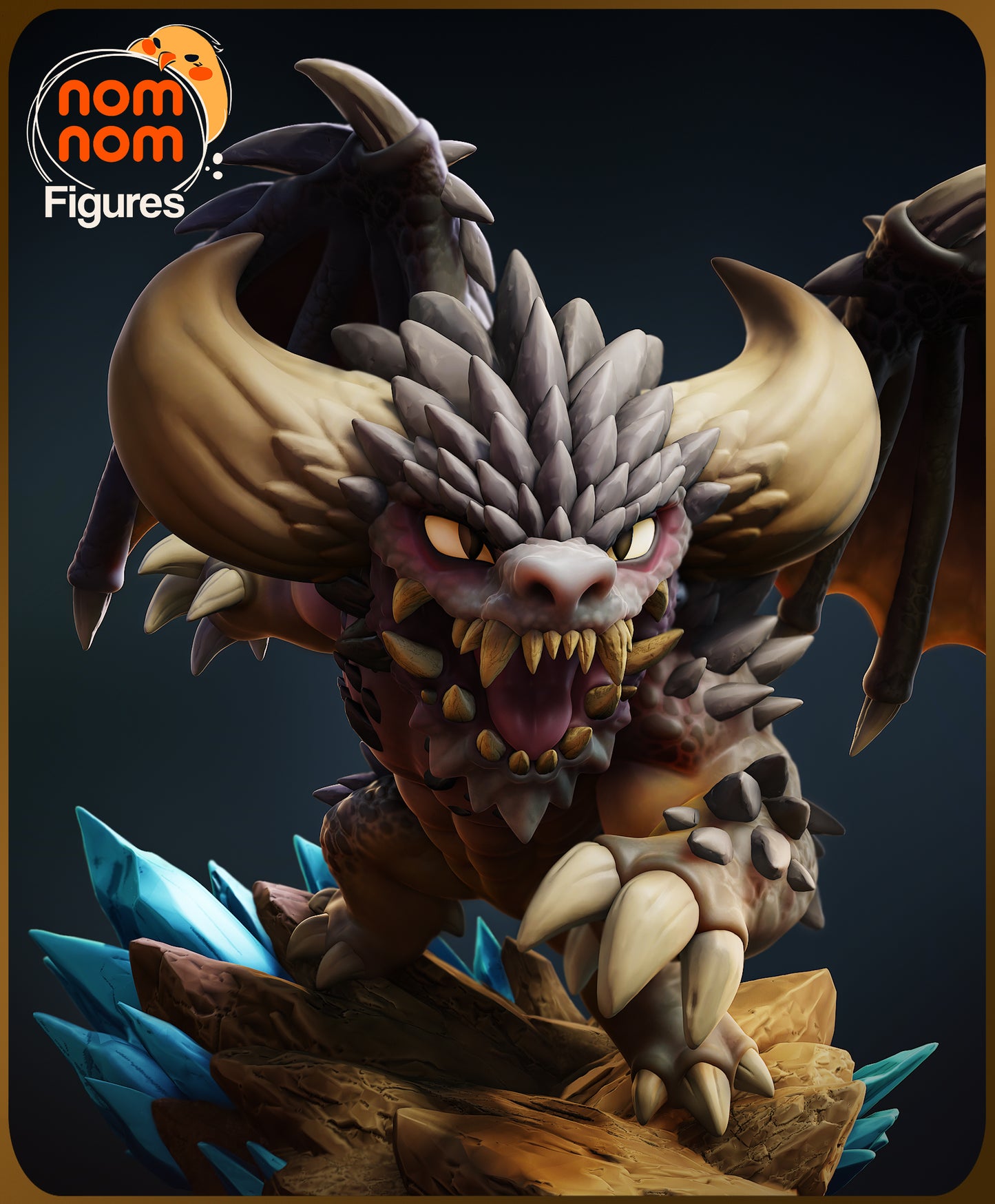 Chibi Nergigante | 3-Inch Resin Model Kit | Monster Hunter Elder Dragon Slayer