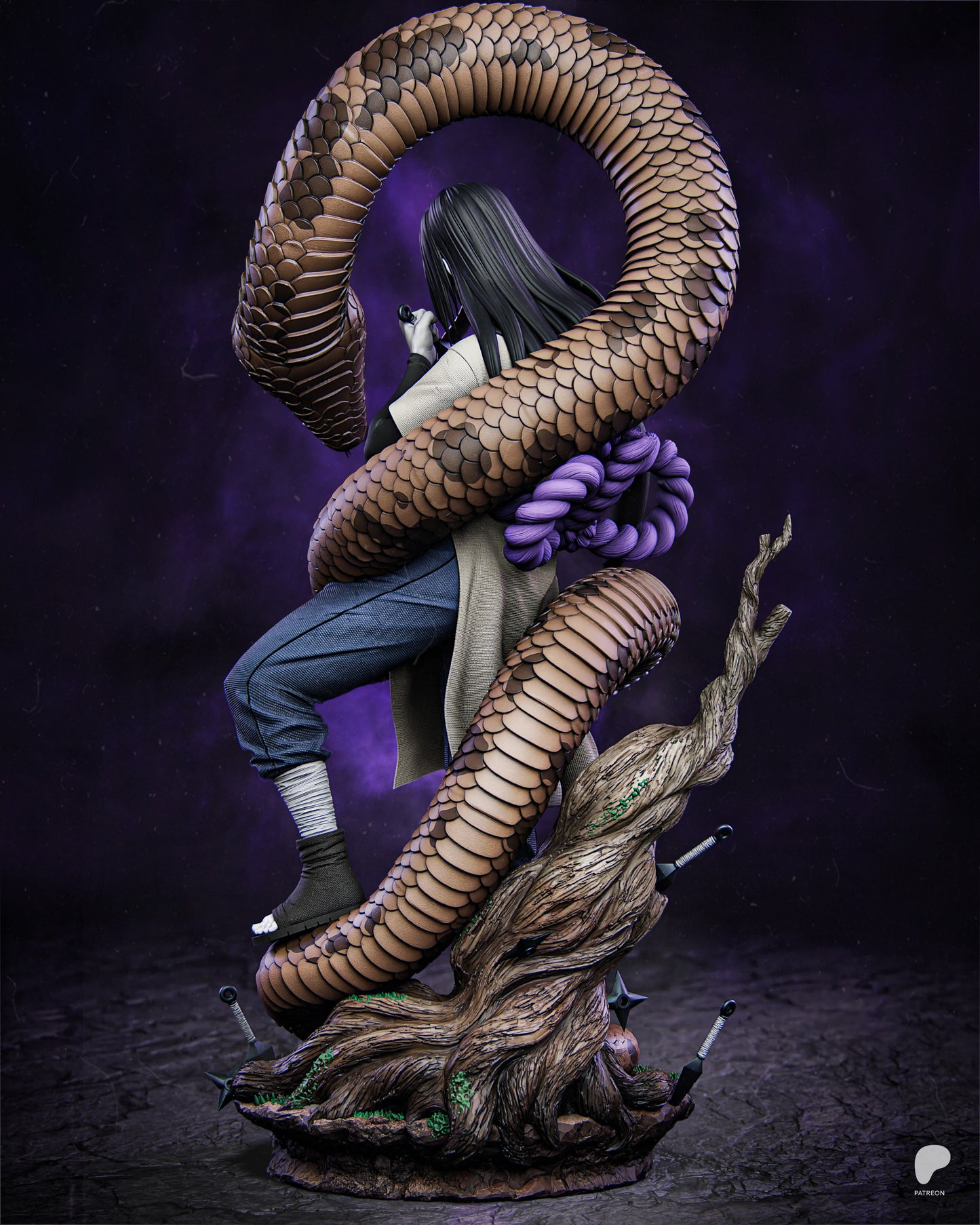 Orochimaru | Resin Model or Bust Kit | Naruto Serpent of Ambition