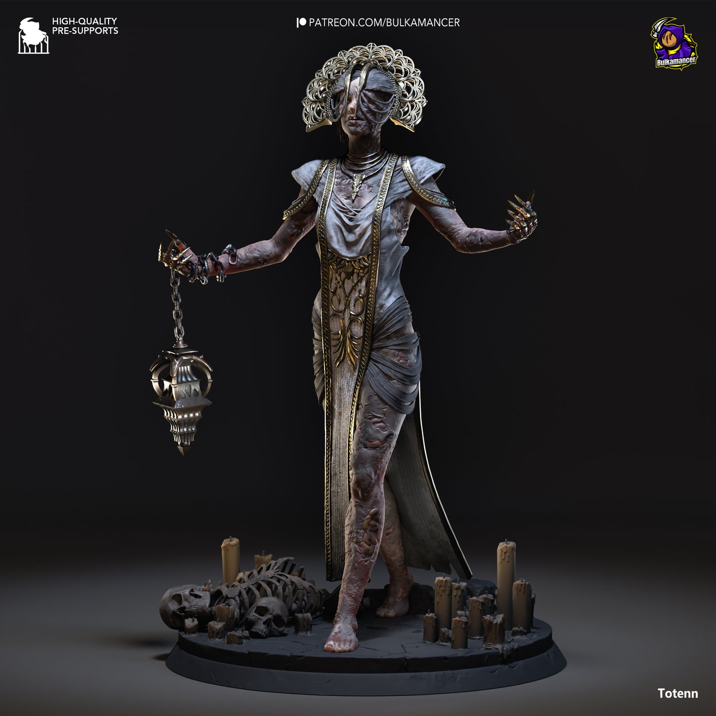 The Plague | 10-Inch Resin Model Kit | Dead by Daylight High Priestess of Vomitrot