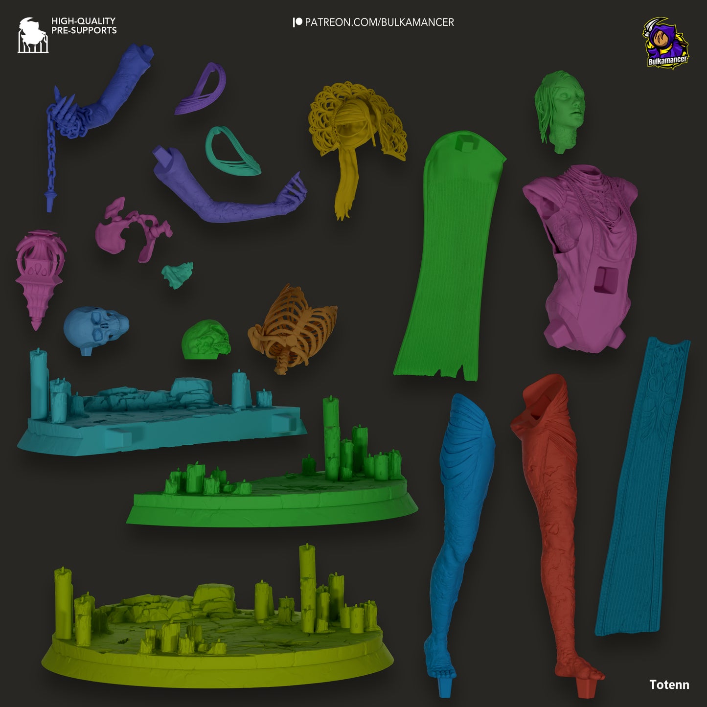 The Plague | 10-Inch Resin Model Kit | Dead by Daylight High Priestess of Vomitrot