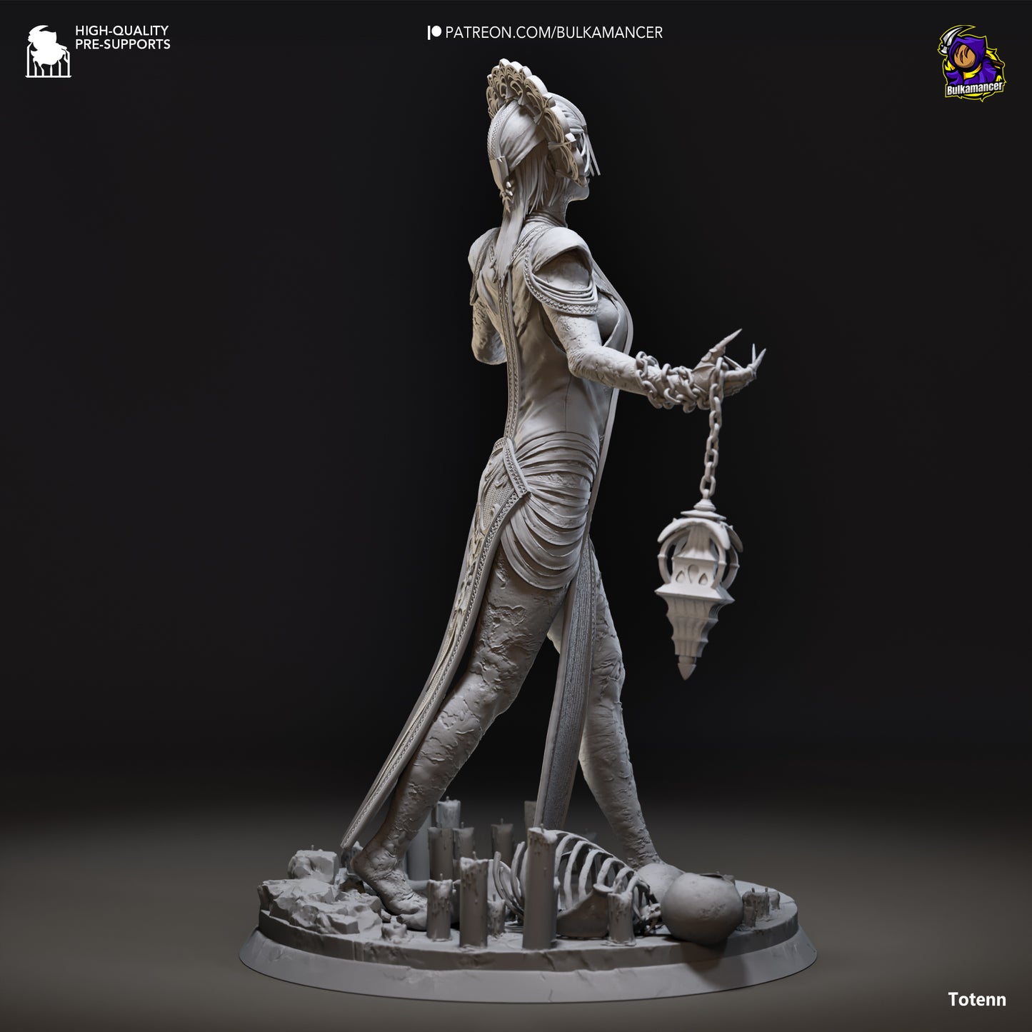 The Plague | 10-Inch Resin Model Kit | Dead by Daylight High Priestess of Vomitrot