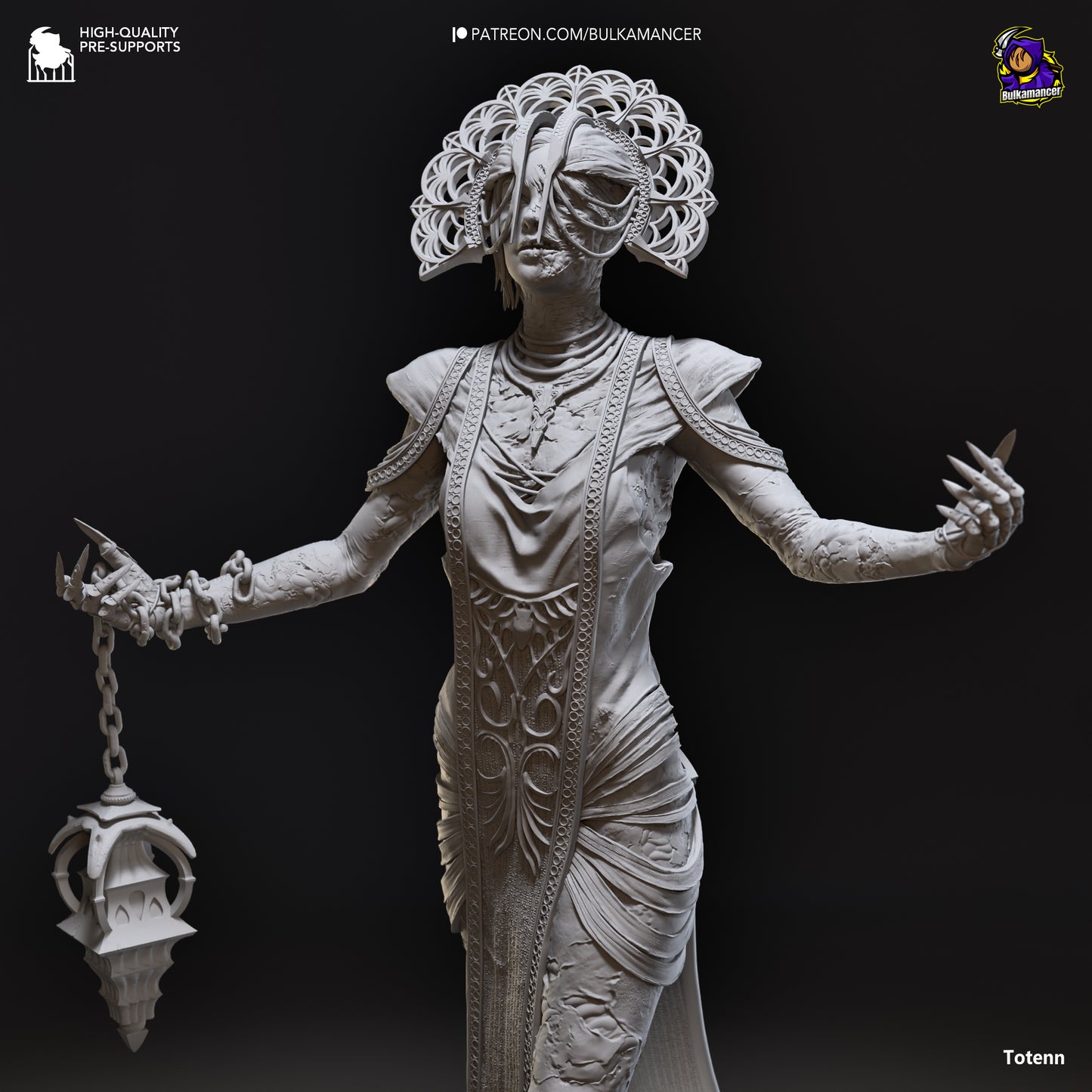 The Plague | 10-Inch Resin Model Kit | Dead by Daylight High Priestess of Vomitrot