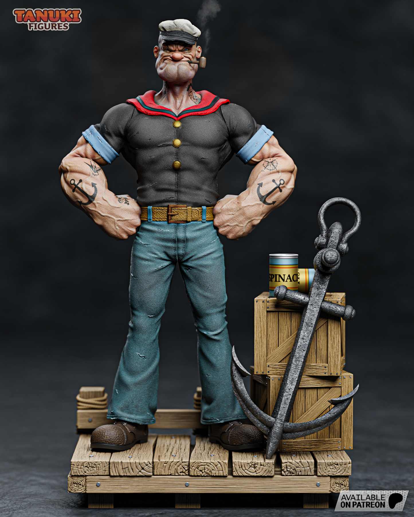 Popeye | Resin Model or Bust Kit | Comic Legendary Sailor