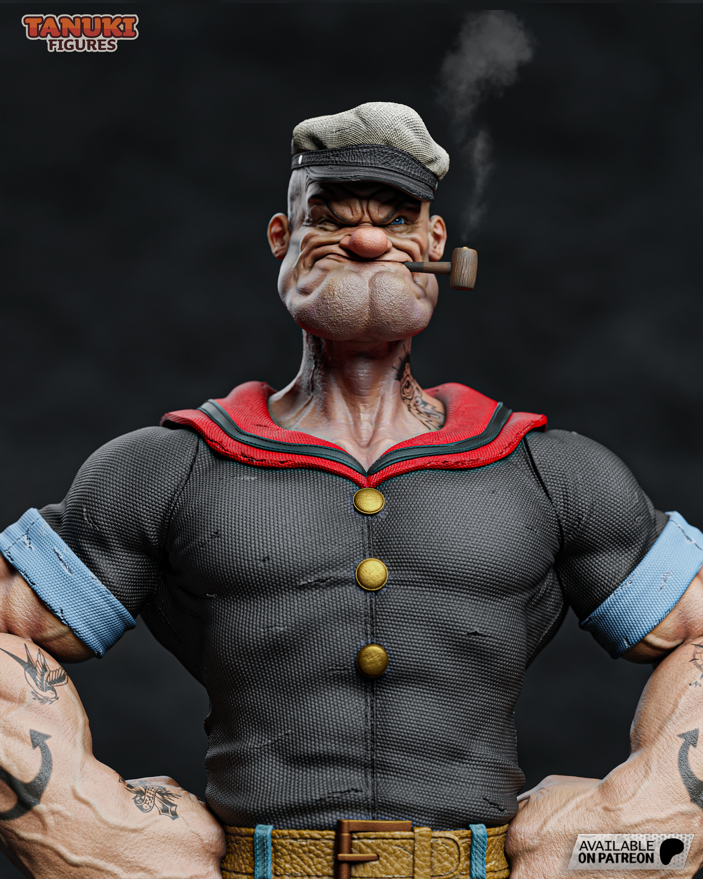 Popeye | Resin Model or Bust Kit | Comic Legendary Sailor