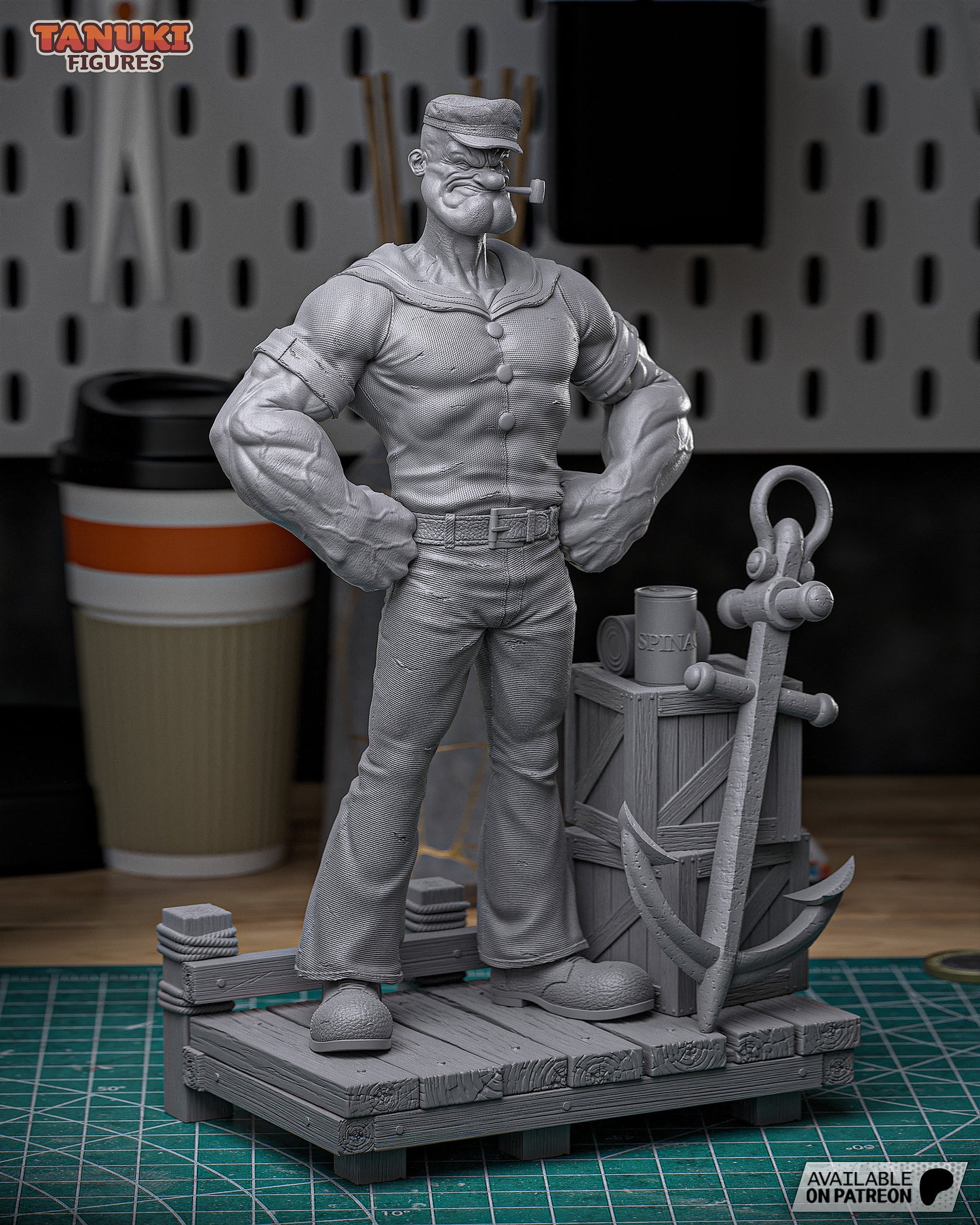 Popeye | Resin Model or Bust Kit | Comic Legendary Sailor