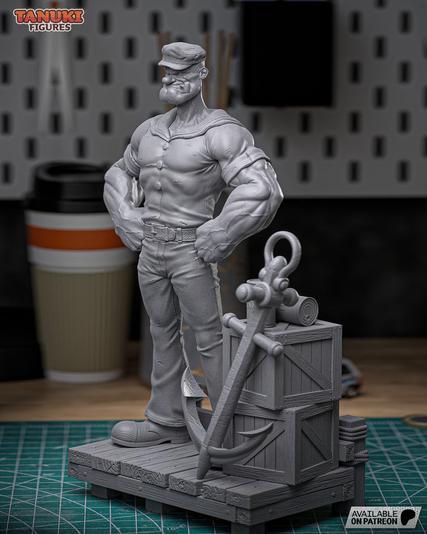 Popeye | Resin Model or Bust Kit | Comic Legendary Sailor