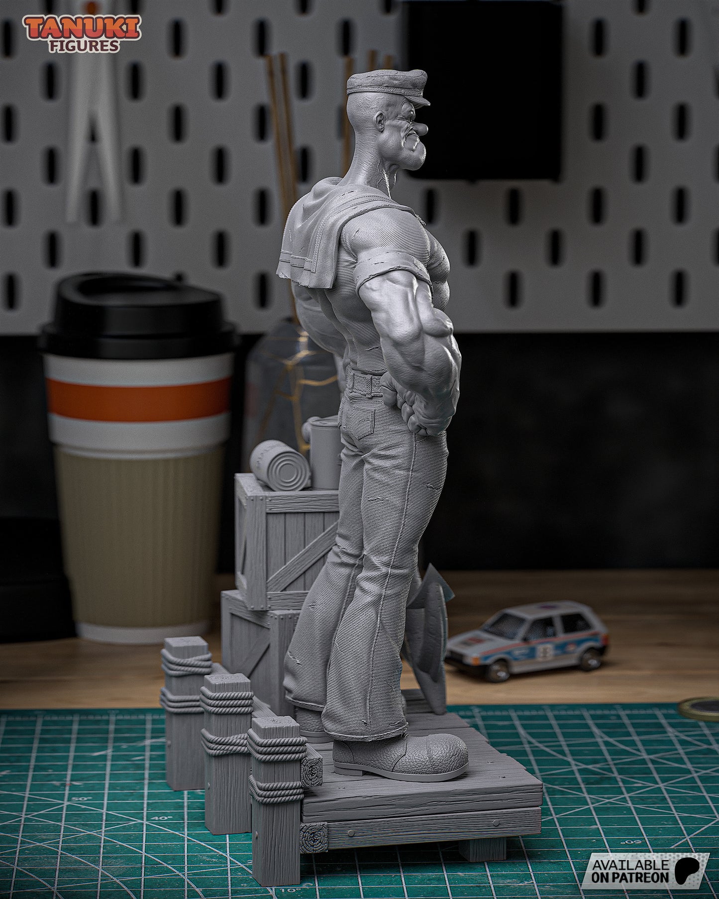 Popeye | Resin Model or Bust Kit | Comic Legendary Sailor