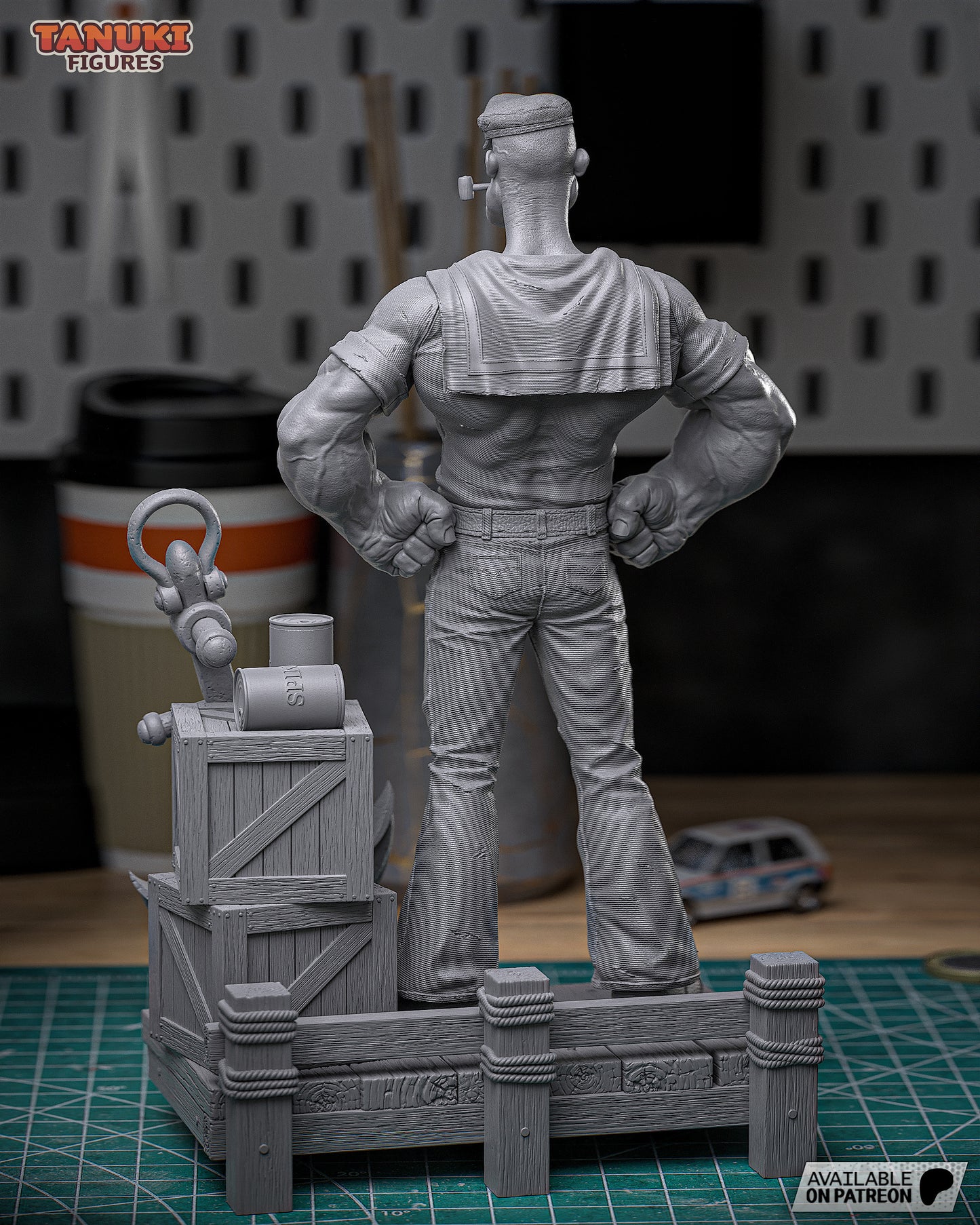 Popeye | Resin Model or Bust Kit | Comic Legendary Sailor