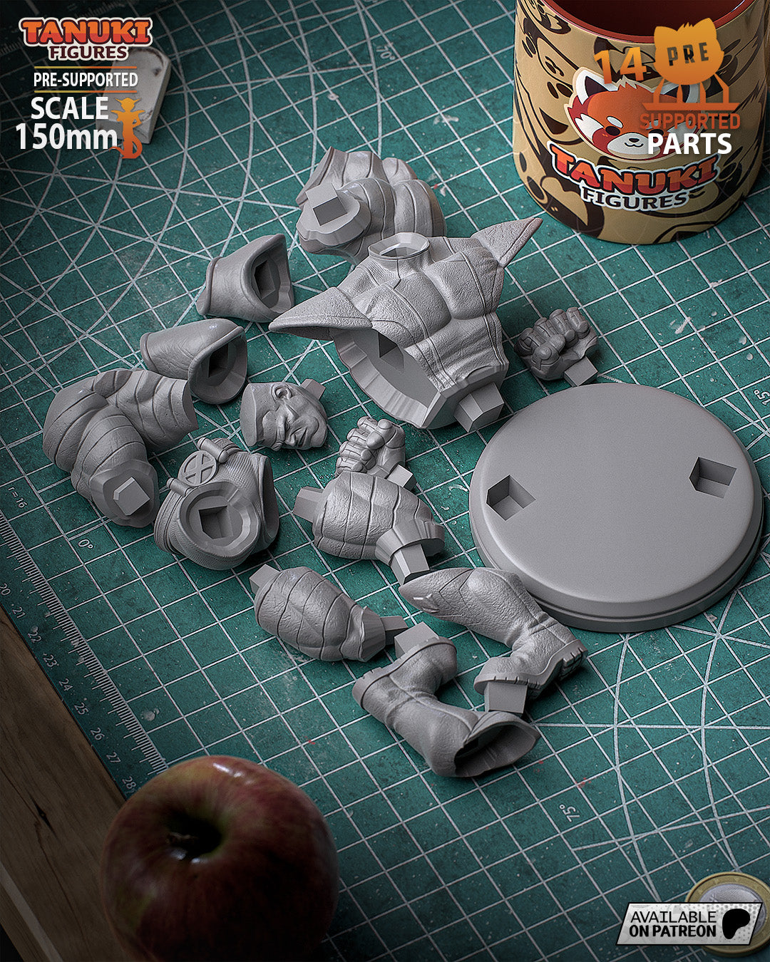 Colossus | 7-Inch Resin Model Kit | Toon-Style Xmen Steel Sentinel