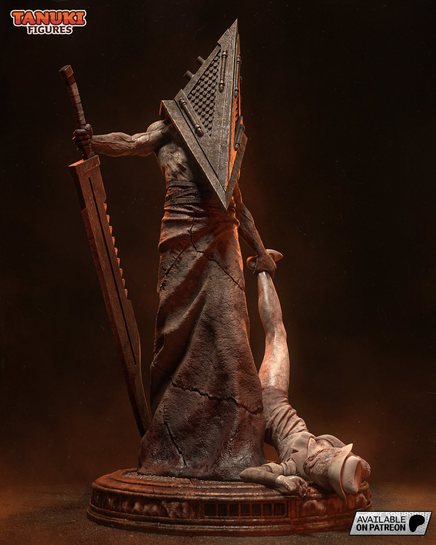 Pyramid Head | Resin Model or Bust Kit | Silent Hill Executioner Horror
