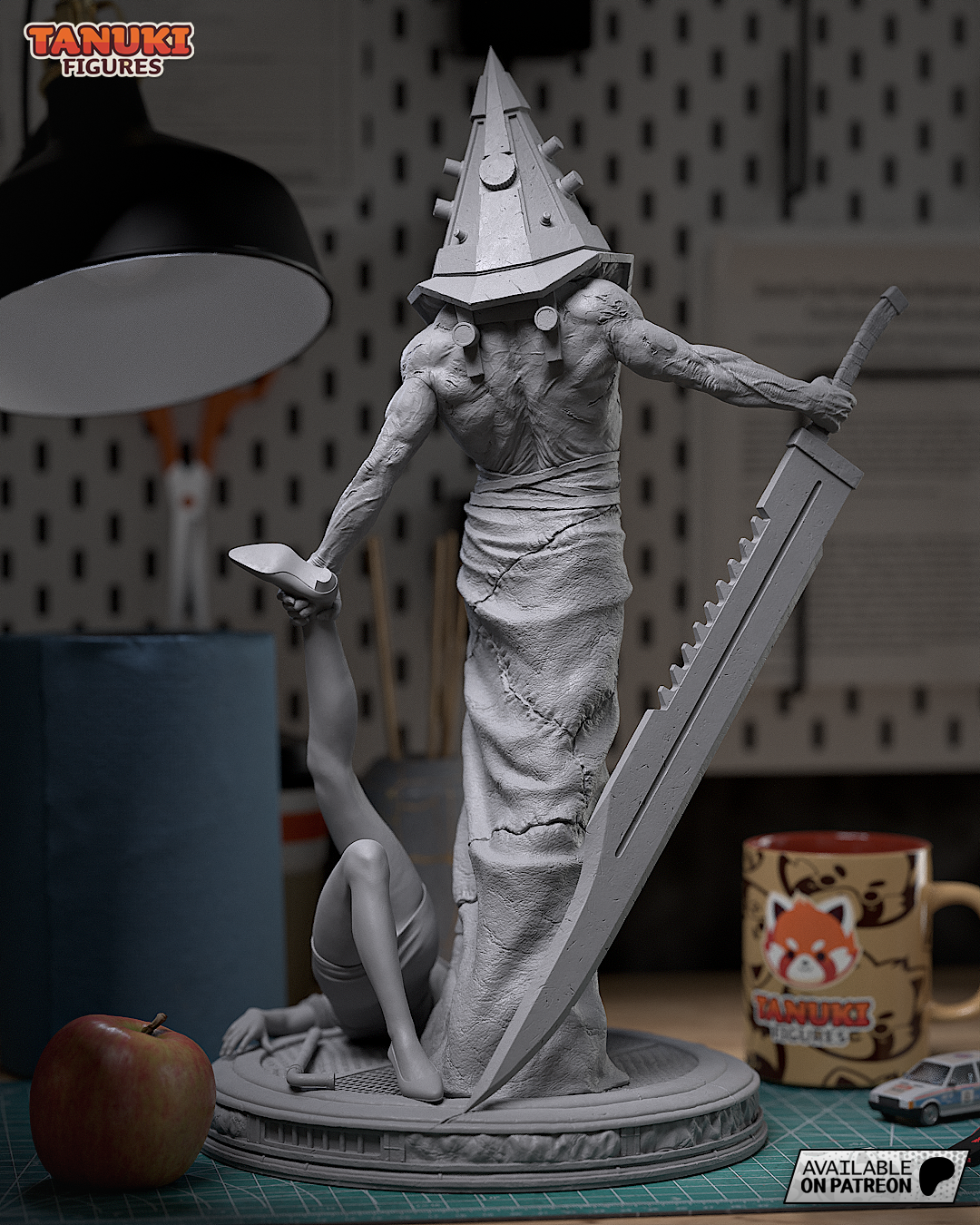 Pyramid Head | Resin Model or Bust Kit | Silent Hill Executioner Horror