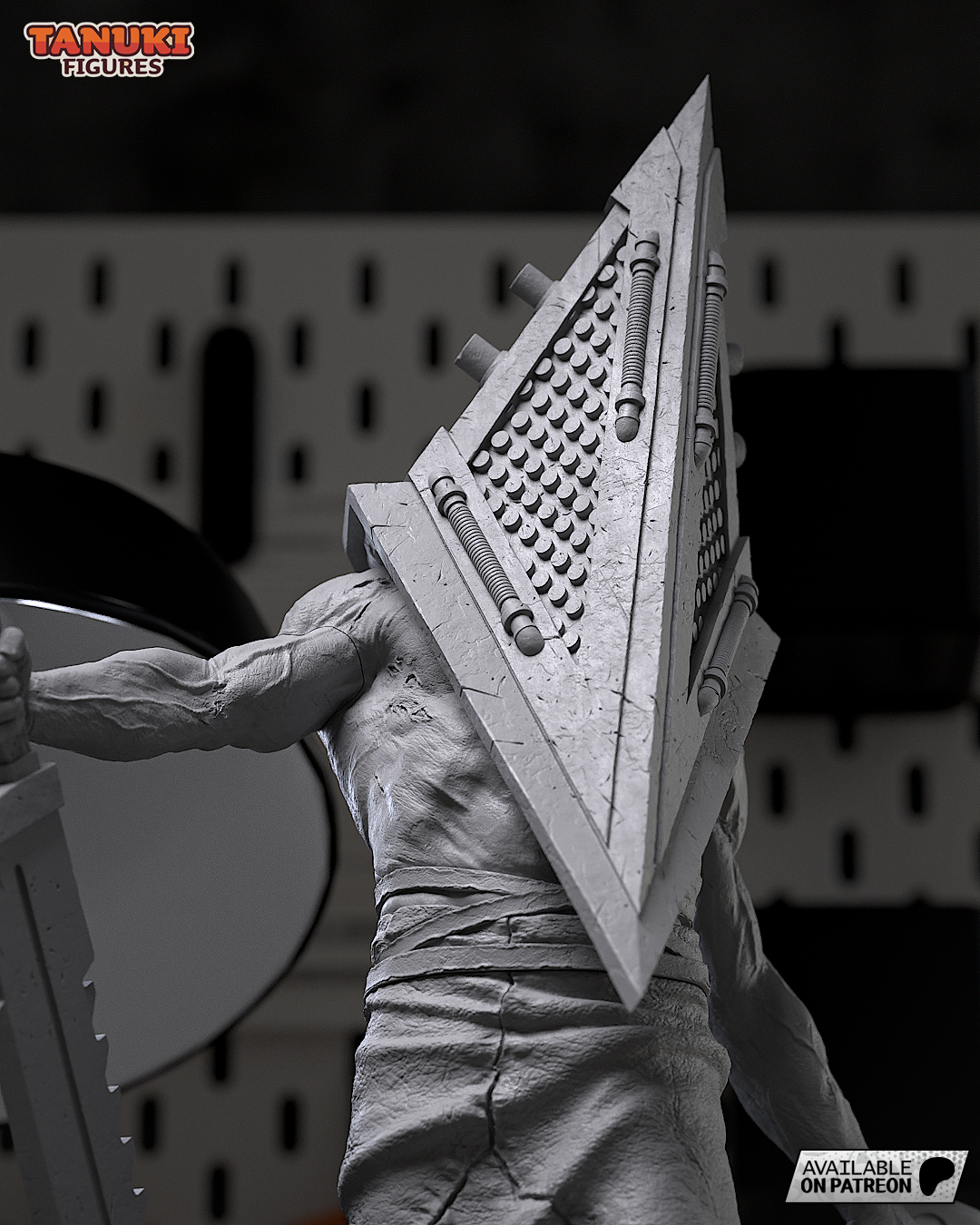 Pyramid Head | Resin Model or Bust Kit | Silent Hill Executioner Horror