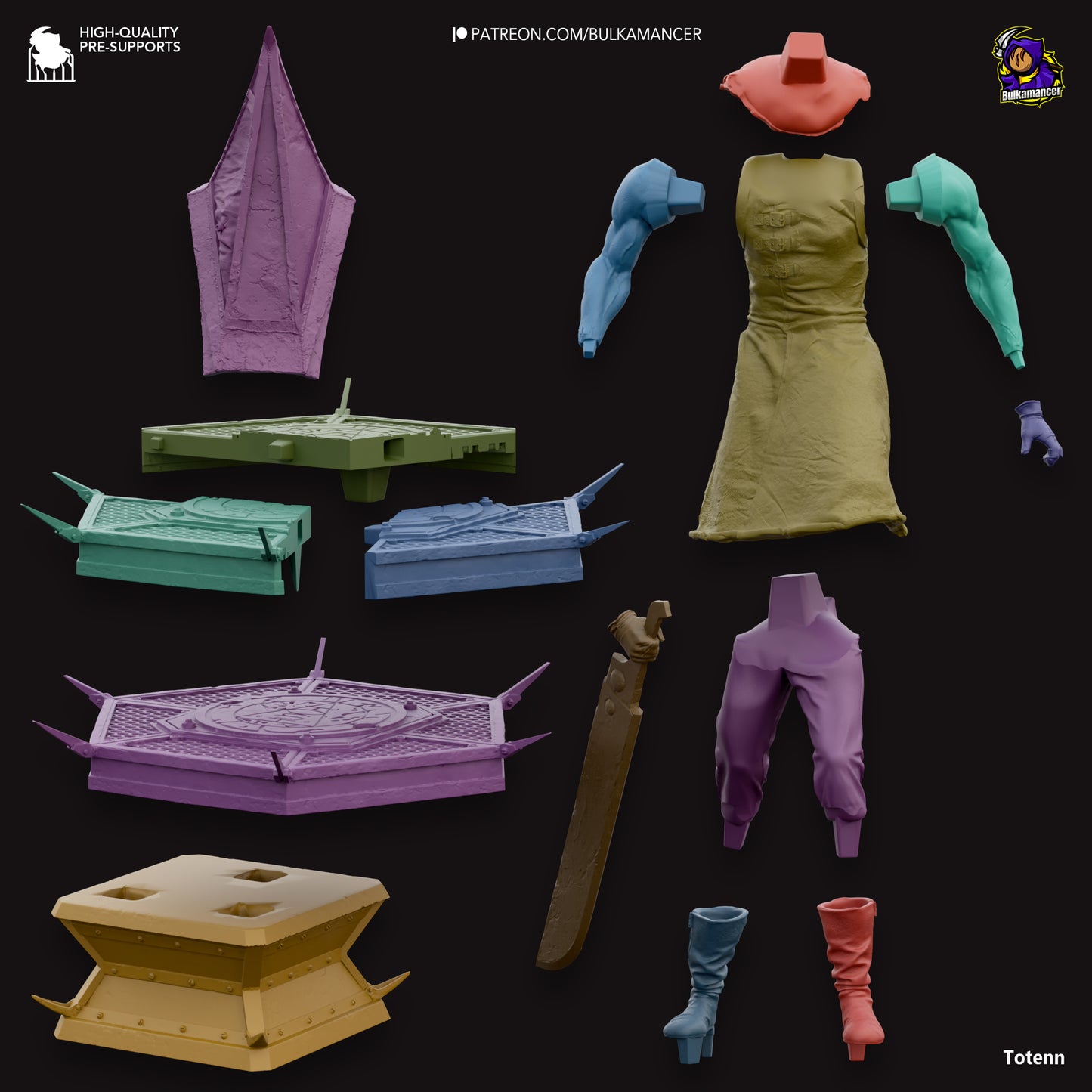 Pyramid Head | 8-Inch Resin Model Kit | Silent Hill 2 Executioner of Guilt
