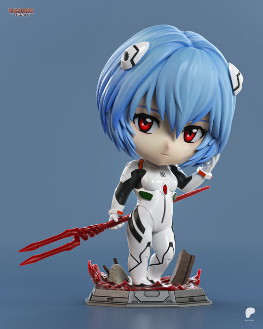 Chibi Rei Ayanami | 4-Inch Resin Model Kit | Neon Genesis Evangelion First Child