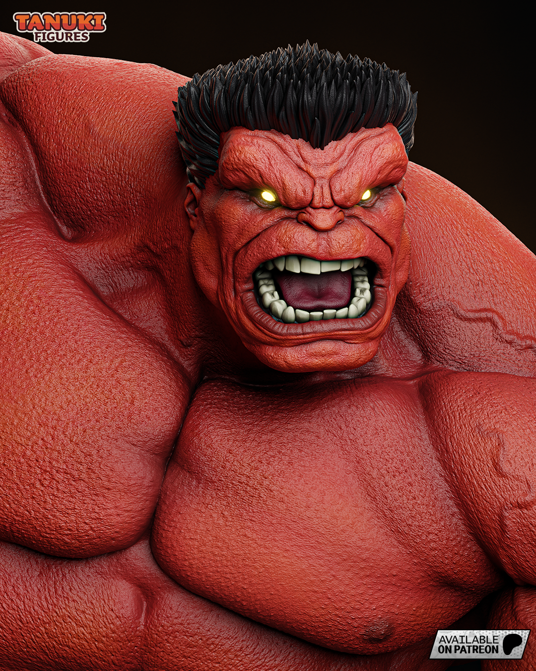 Red Hulk | Resin Model or Bust Kit | Marvel General Thunderbolt Ross