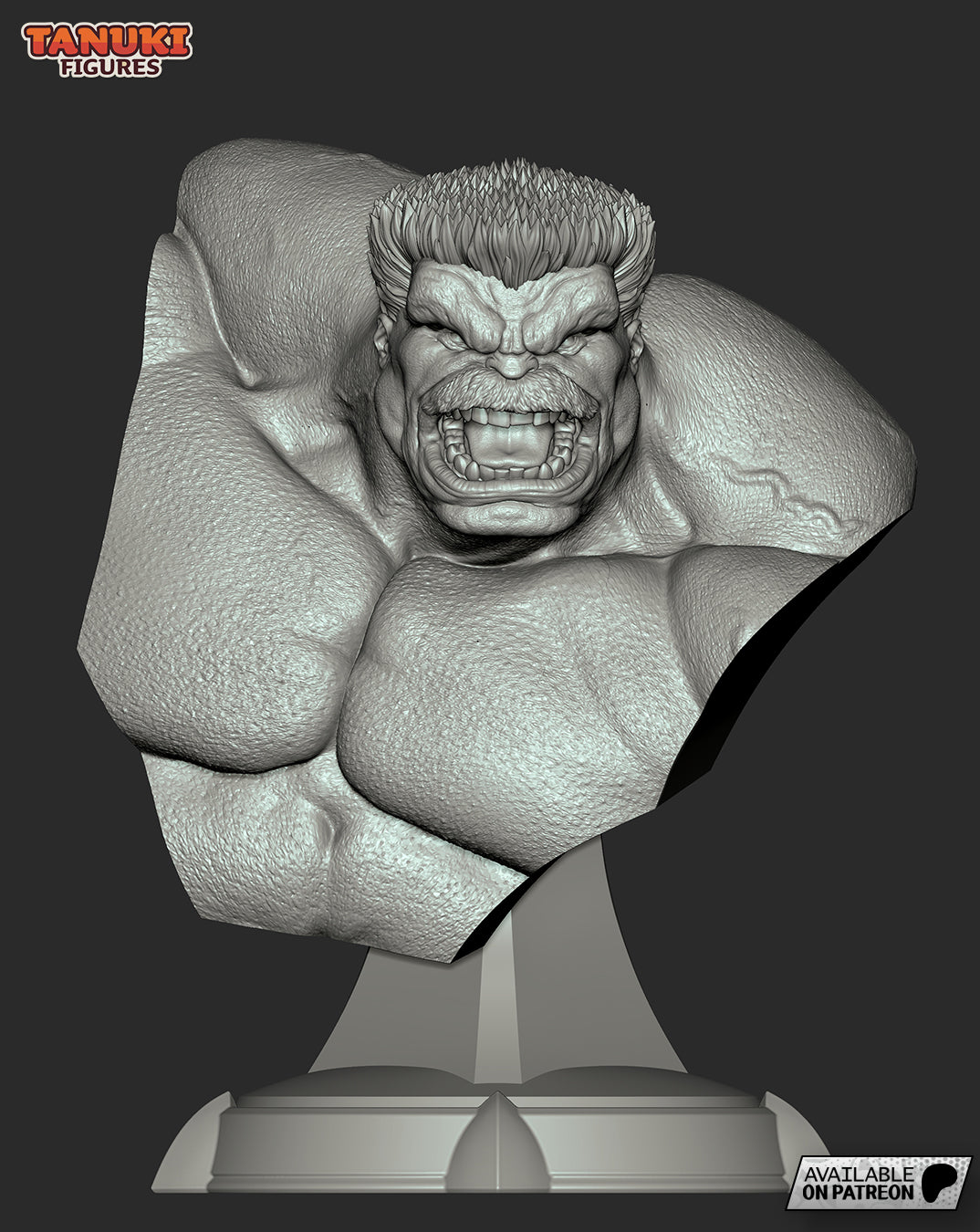 Red Hulk | Resin Model or Bust Kit | Marvel General Thunderbolt Ross