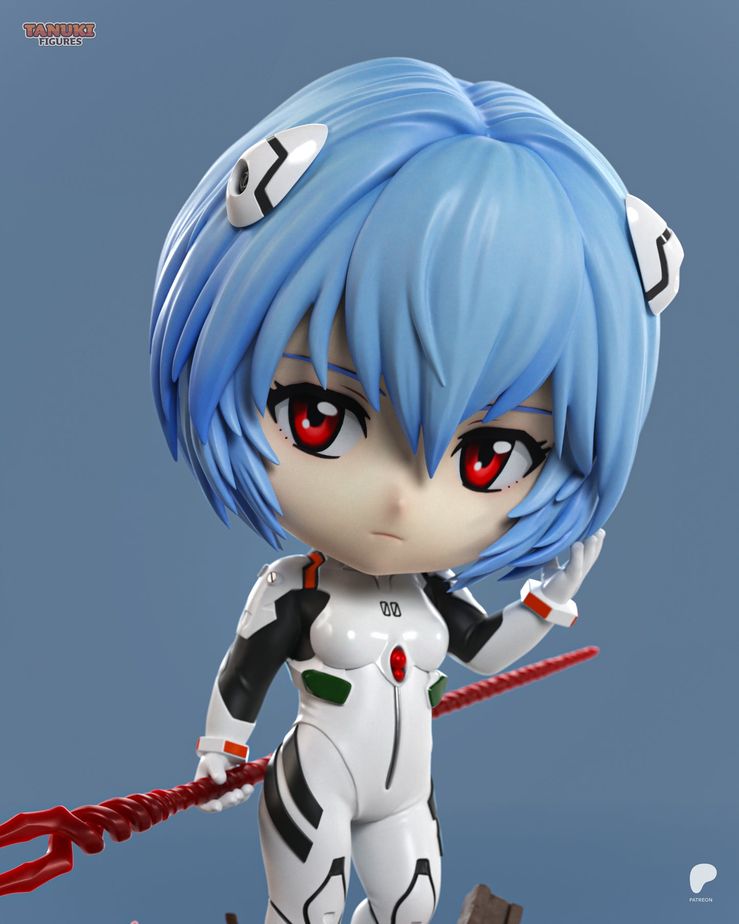 Chibi Rei Ayanami | 4-Inch Resin Model Kit | Neon Genesis Evangelion First Child