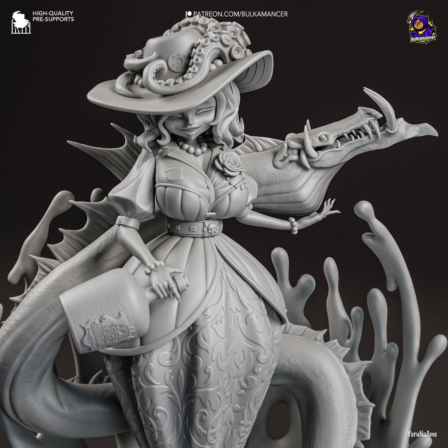 Rum Baba | 10-Inch Resin Model Kit | Unbreadable Sweet Breaded Fighter