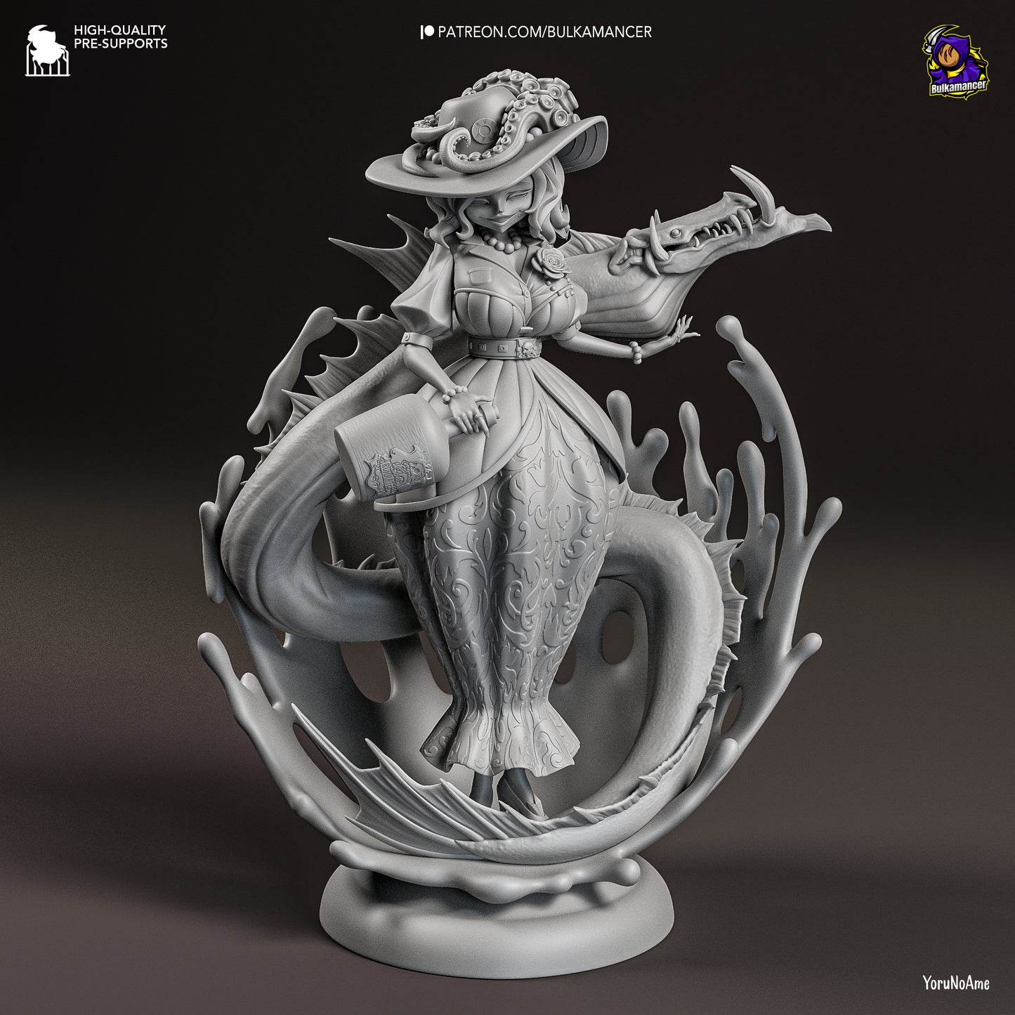 Rum Baba | 10-Inch Resin Model Kit | Unbreadable Sweet Breaded Fighter