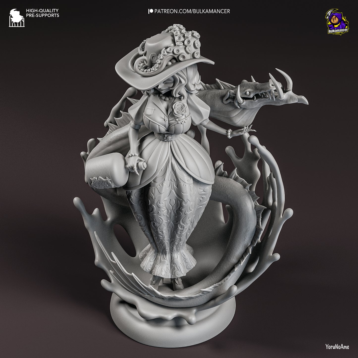 Rum Baba | 10-Inch Resin Model Kit | Unbreadable Sweet Breaded Fighter