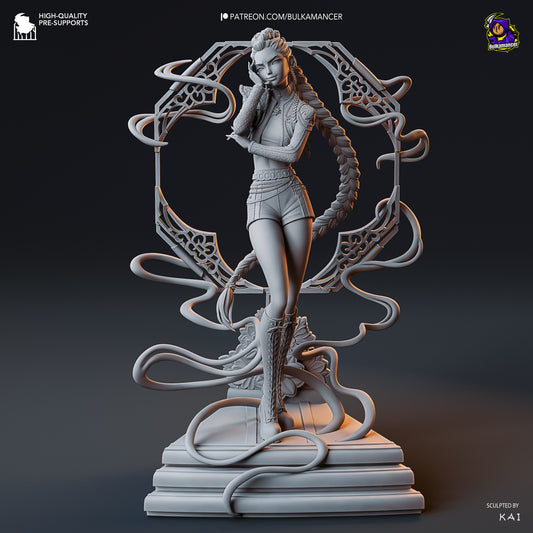Rumi | 9.5-Inch Resin Model Kit | KPop Demon Hunters Blade Dancer of Seoul