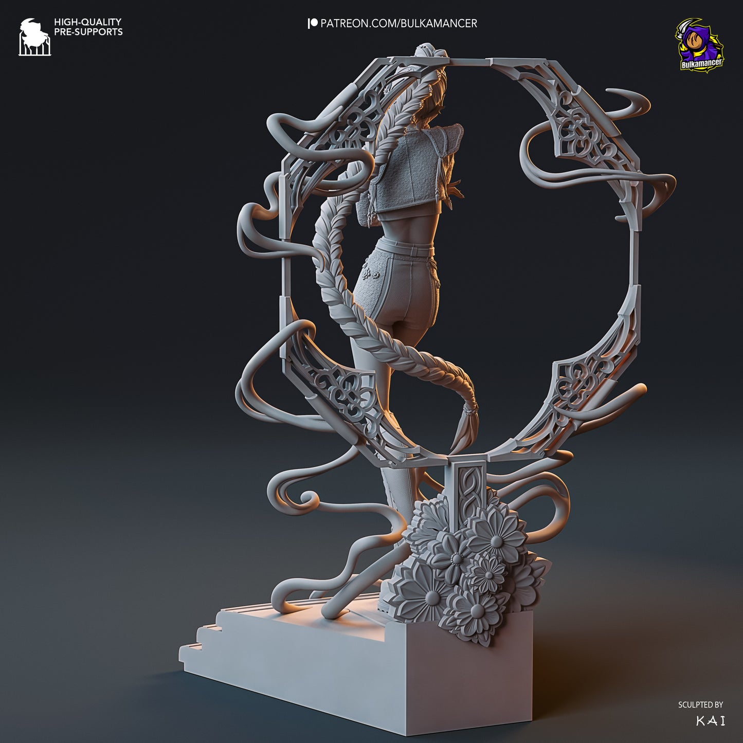 Rumi | 9.5-Inch Resin Model Kit | KPop Demon Hunters Blade Dancer of Seoul