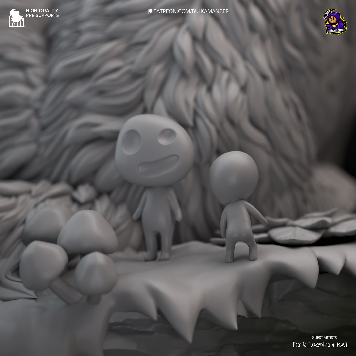 San | 8.5-Inch Resin Model Kit | DIY Princess Mononoke Wolf Warrior