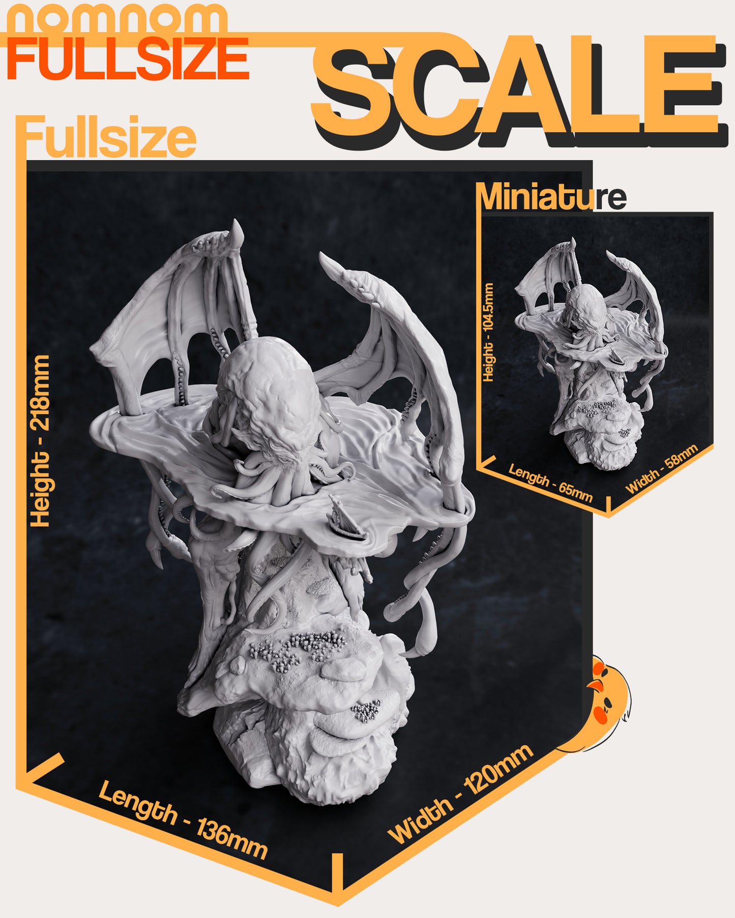 Cthulhu | 8.5-Inch Resin Model Kit | DIY Lovecraftian Cosmic Horror