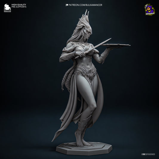 Shar | 9.5-Inch Resin Model Kit | DIY Baldur's Gate 3 Goddess of Darkness