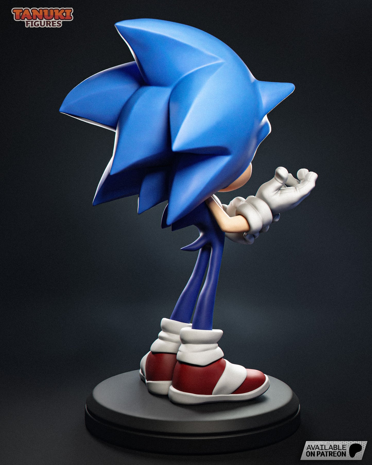 Sonic | 6-Inch Resin Model Kit | Toon-Style Sonic the Hedgehog Blur