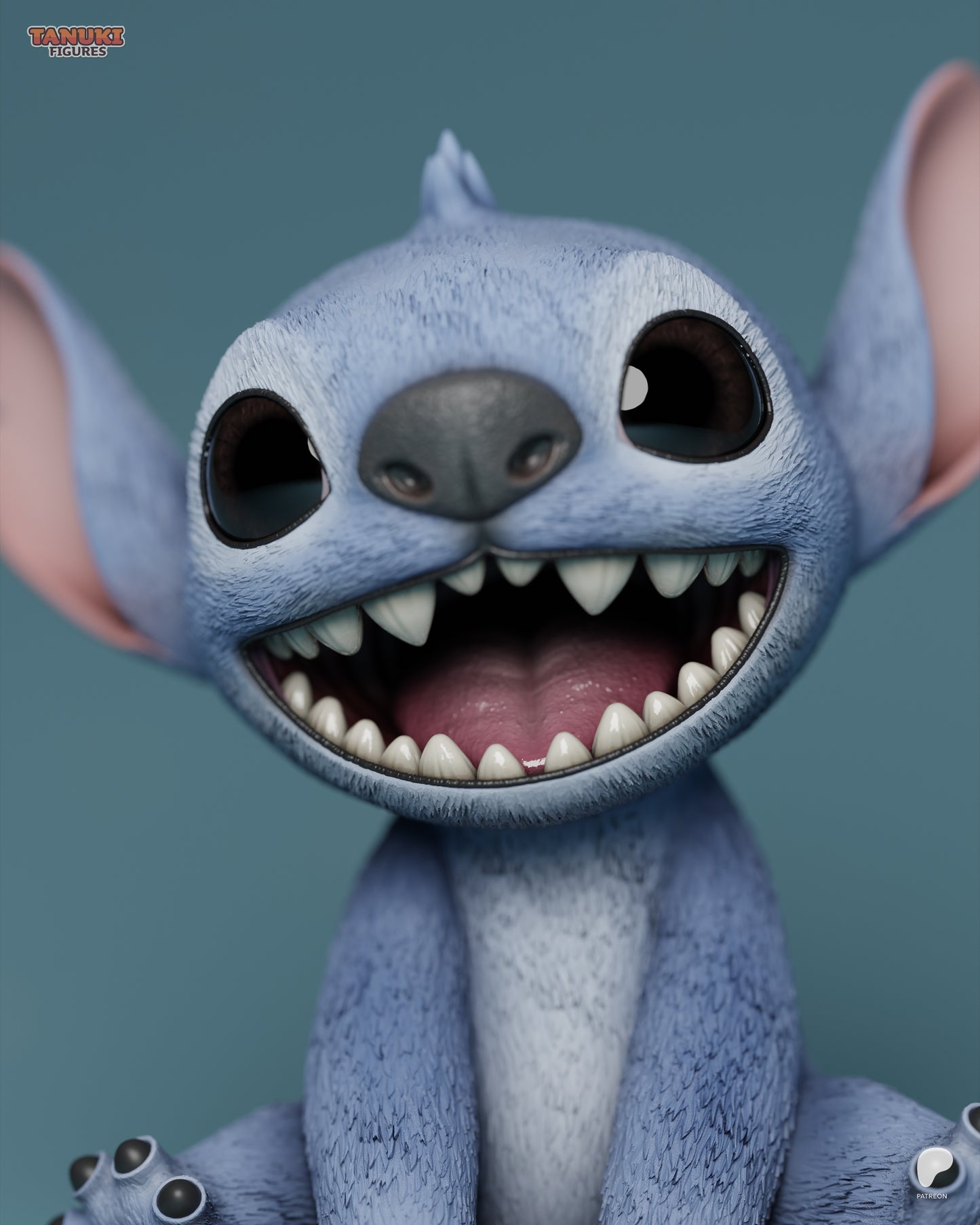 Stitch | 6-Inch Resin Model Kit | Cartoon Alien Chaos Gremlin Pup